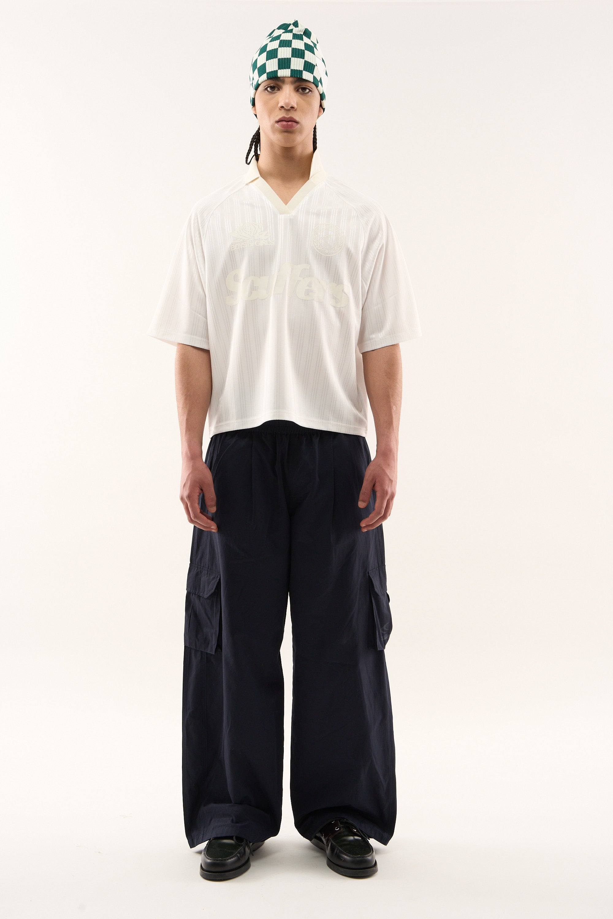 Koszulka piłkarska w kolorze perłowo-białym