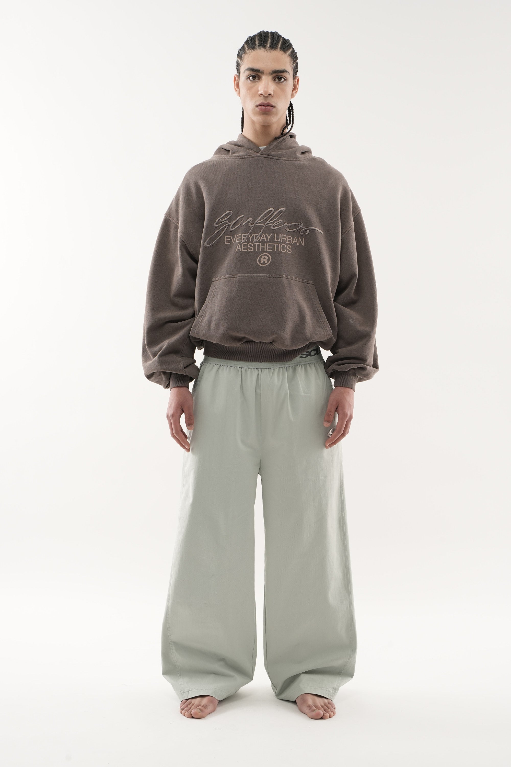 Bluza z kapturem Signature Brown