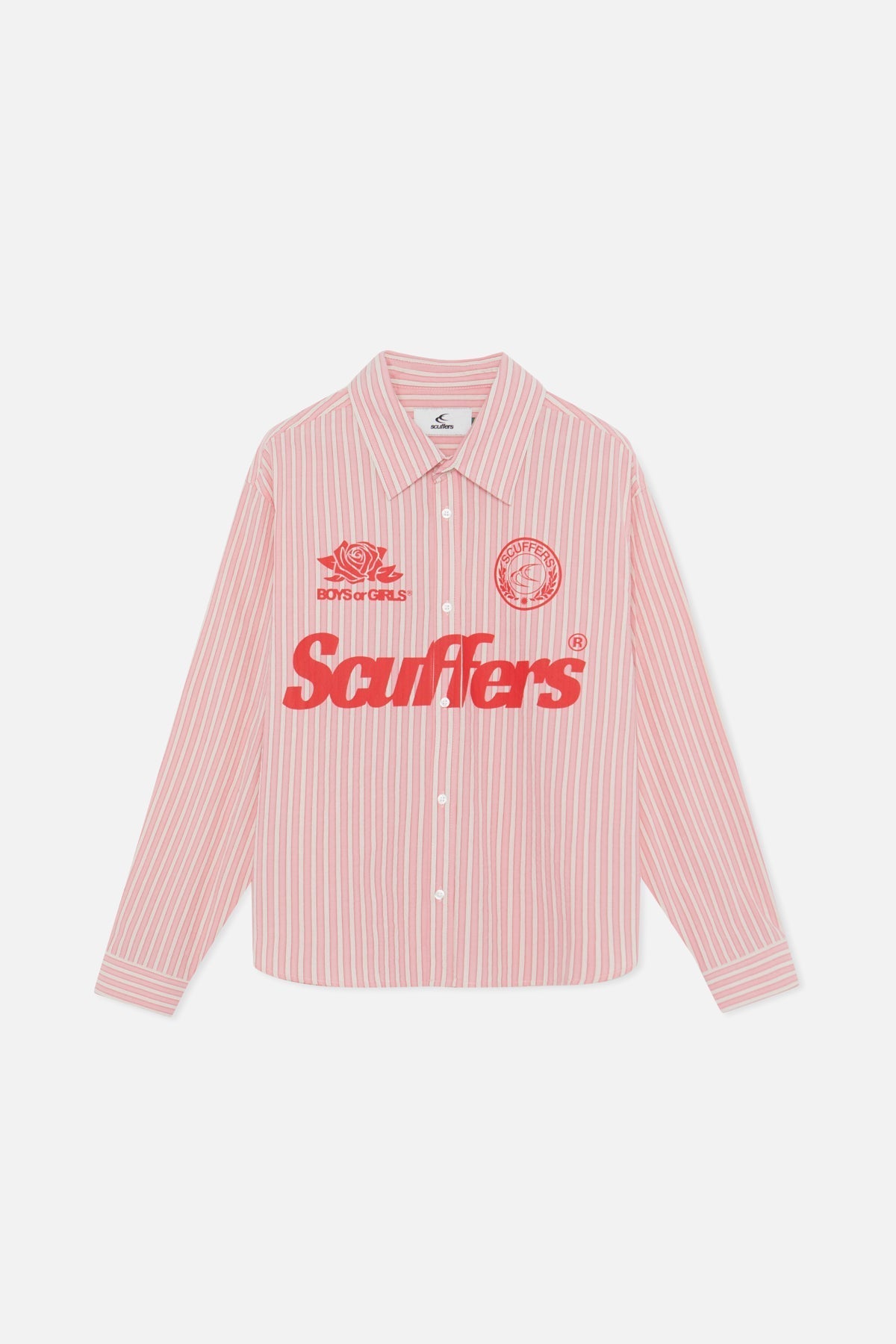 Koszula w kolorze perłowego różu