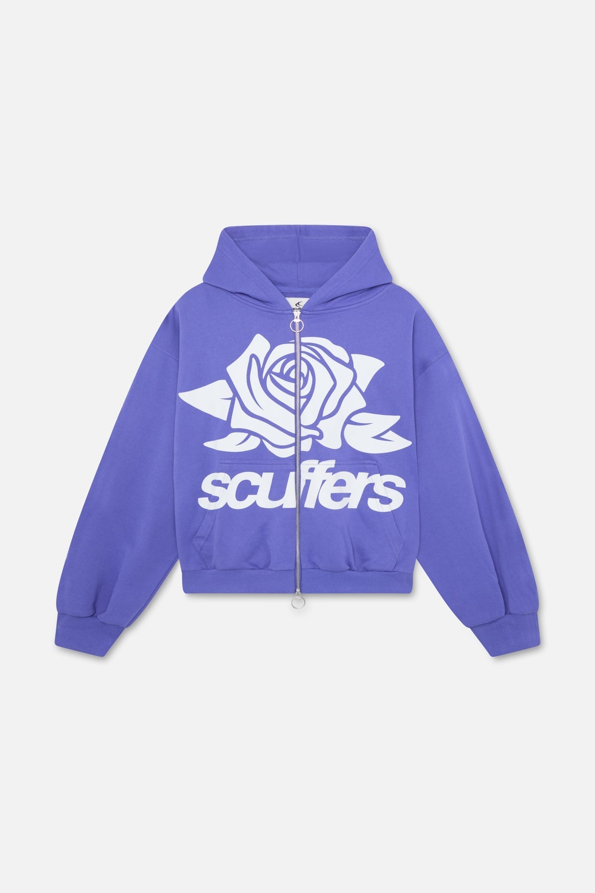 Dziewczęcy jasnofioletowy zamek błyskawiczny