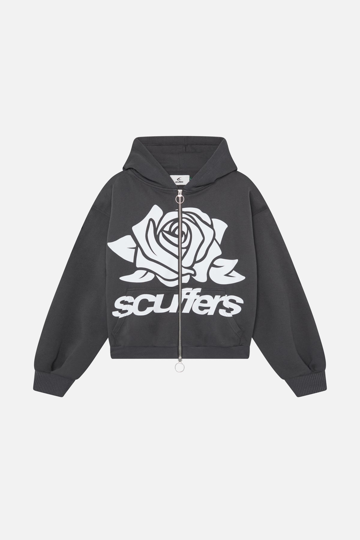 Dziewczęcy ciemny zamek błyskawiczny