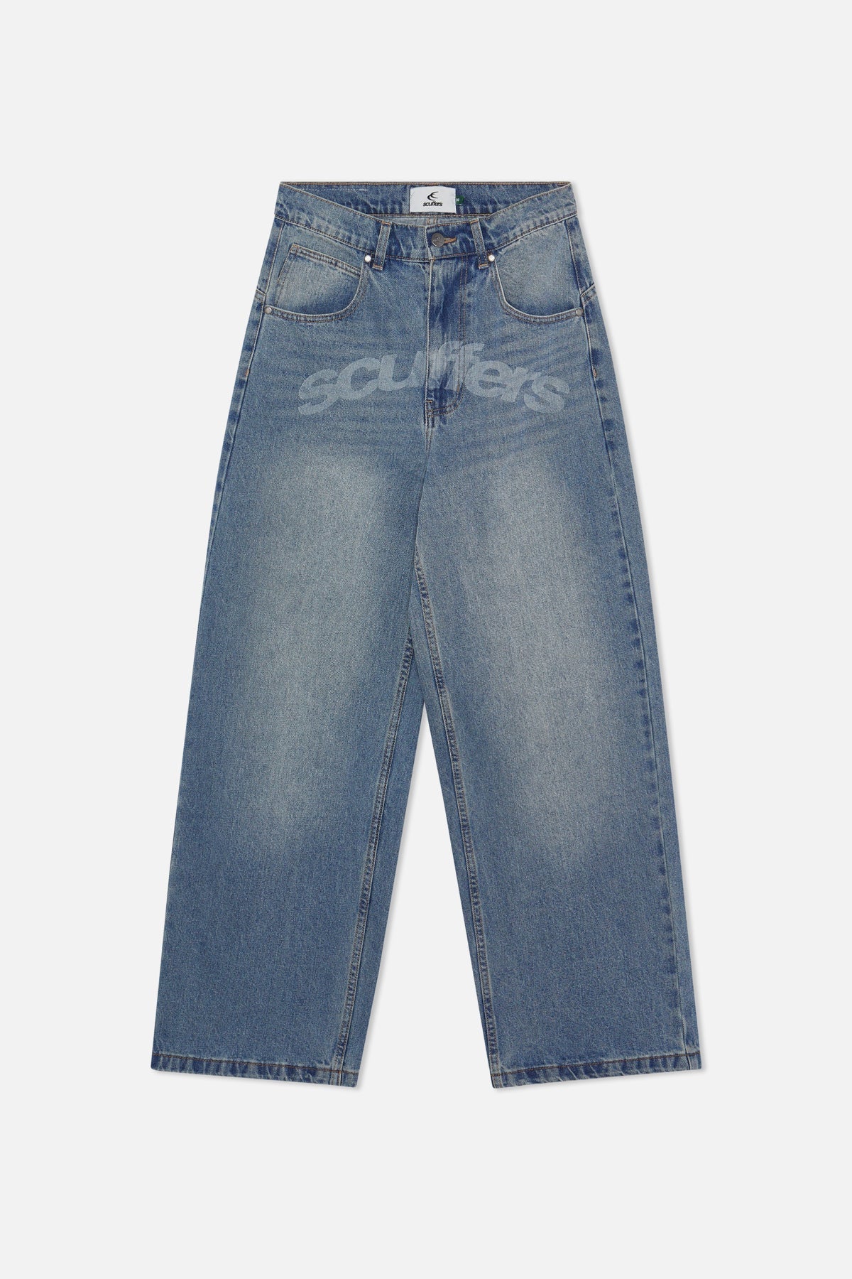 Spodnie w kolorze jasnego błękitu