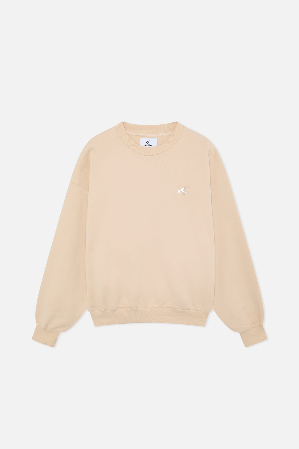 Codziennie ecru z okrągłym dekoltem