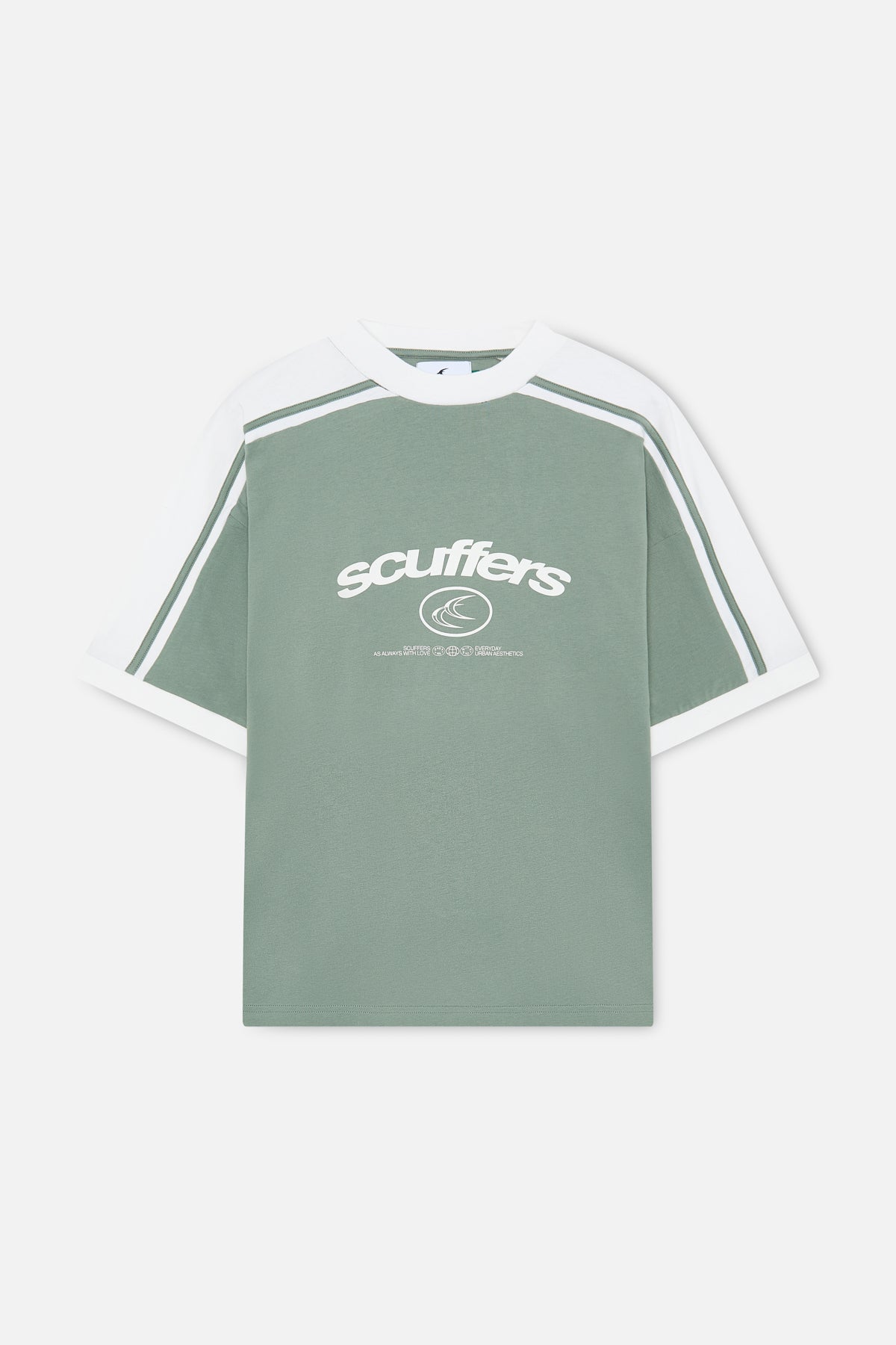 Bezproblemowa zielona koszulka