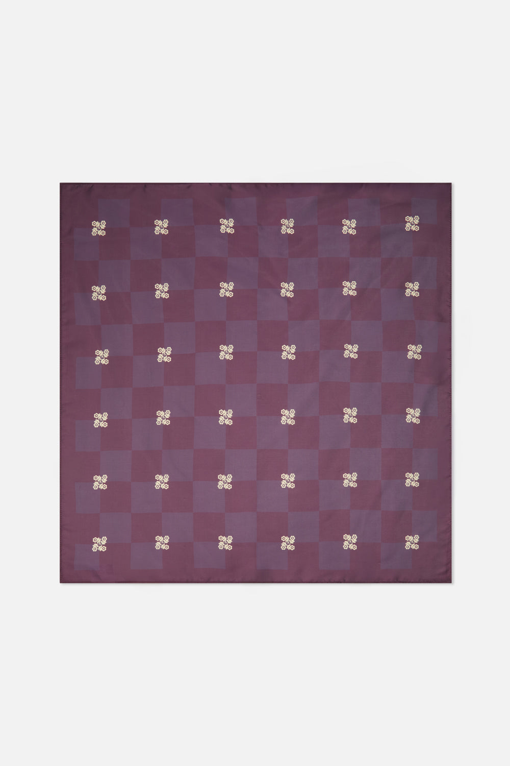 Bandana w kolorze bordowym Pollen