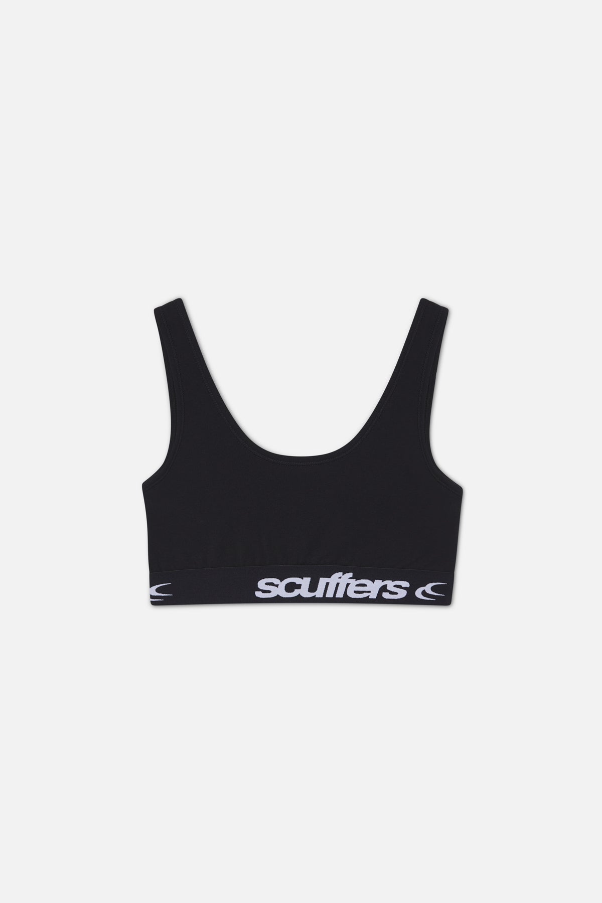 Czarny top na bieliznę