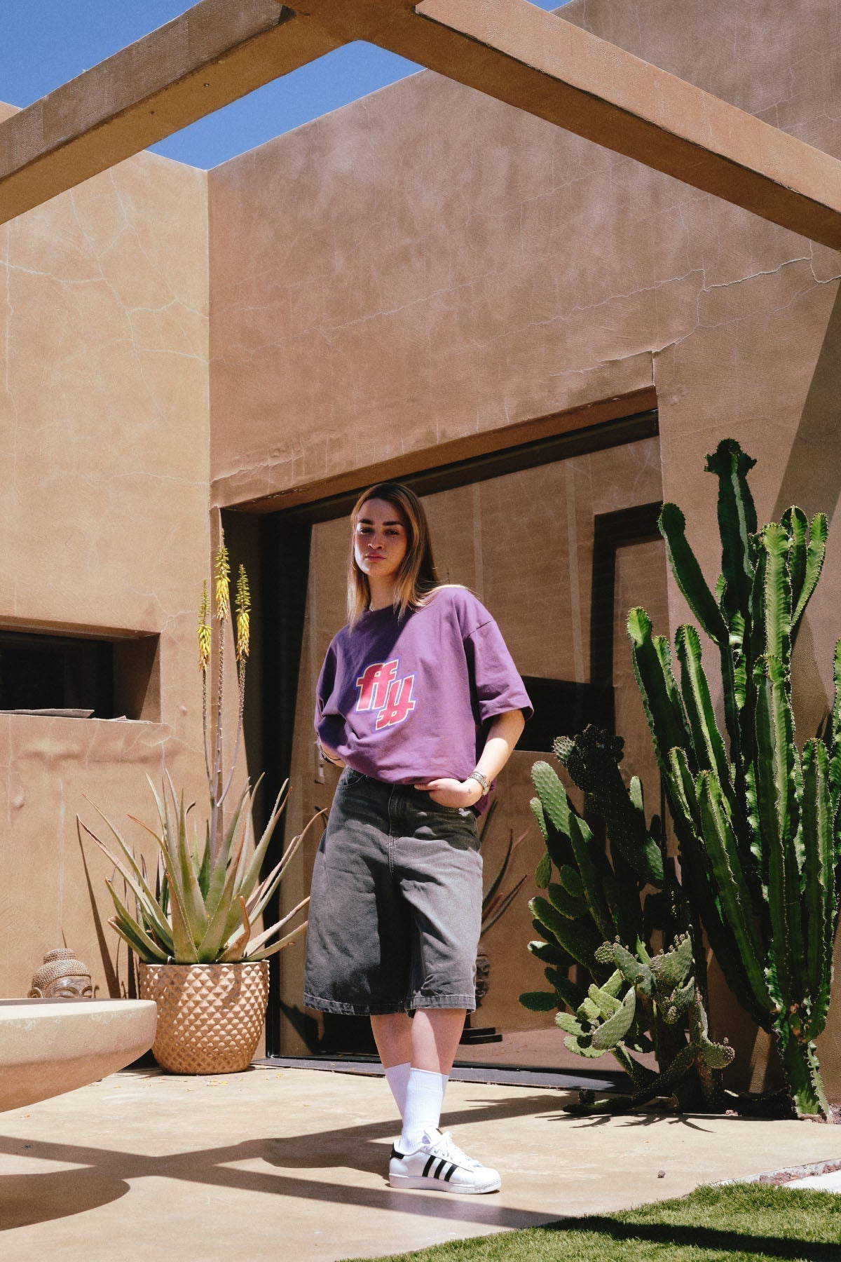 Fioletowa koszulka Climax