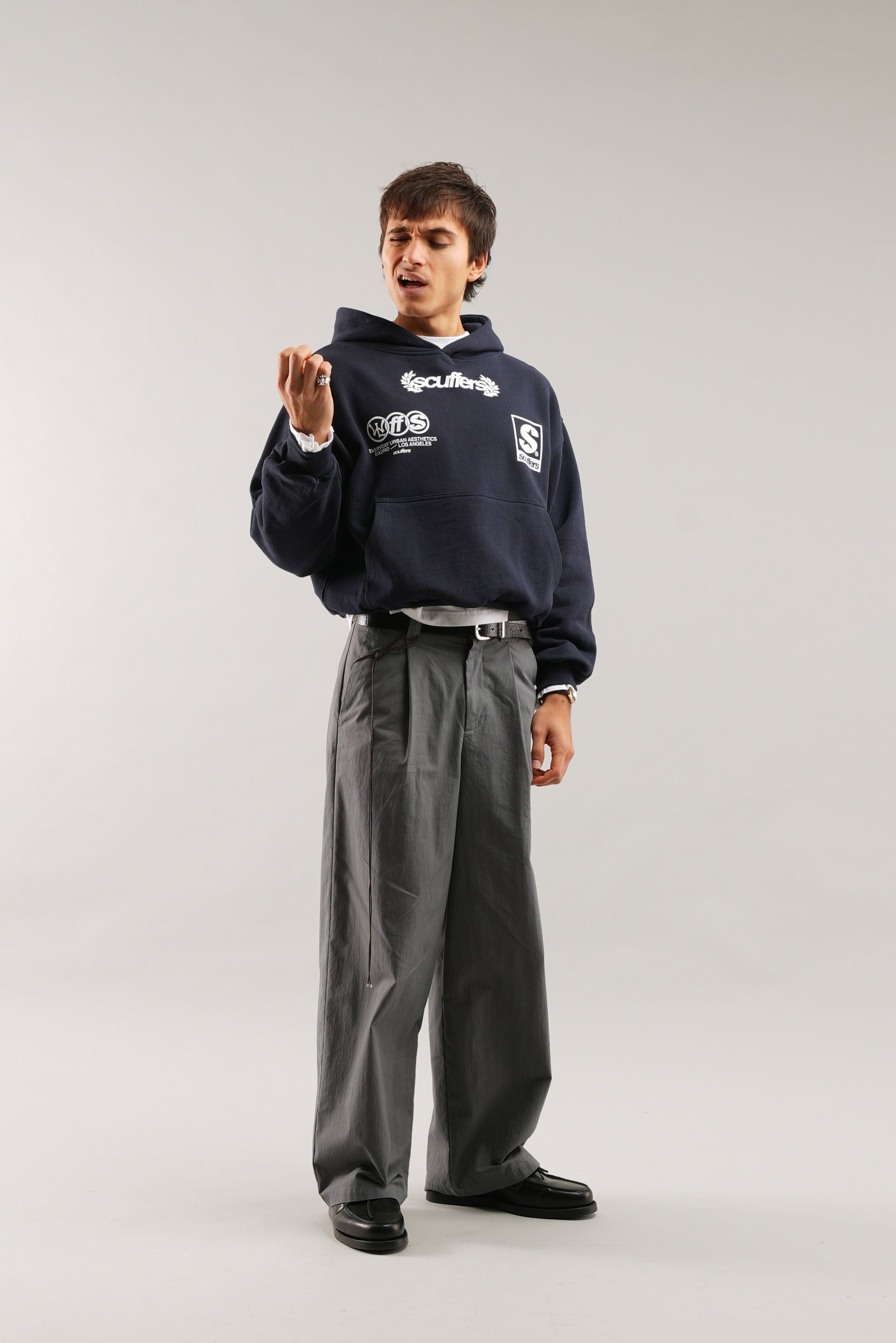 Bluza z kapturem New Age Navy