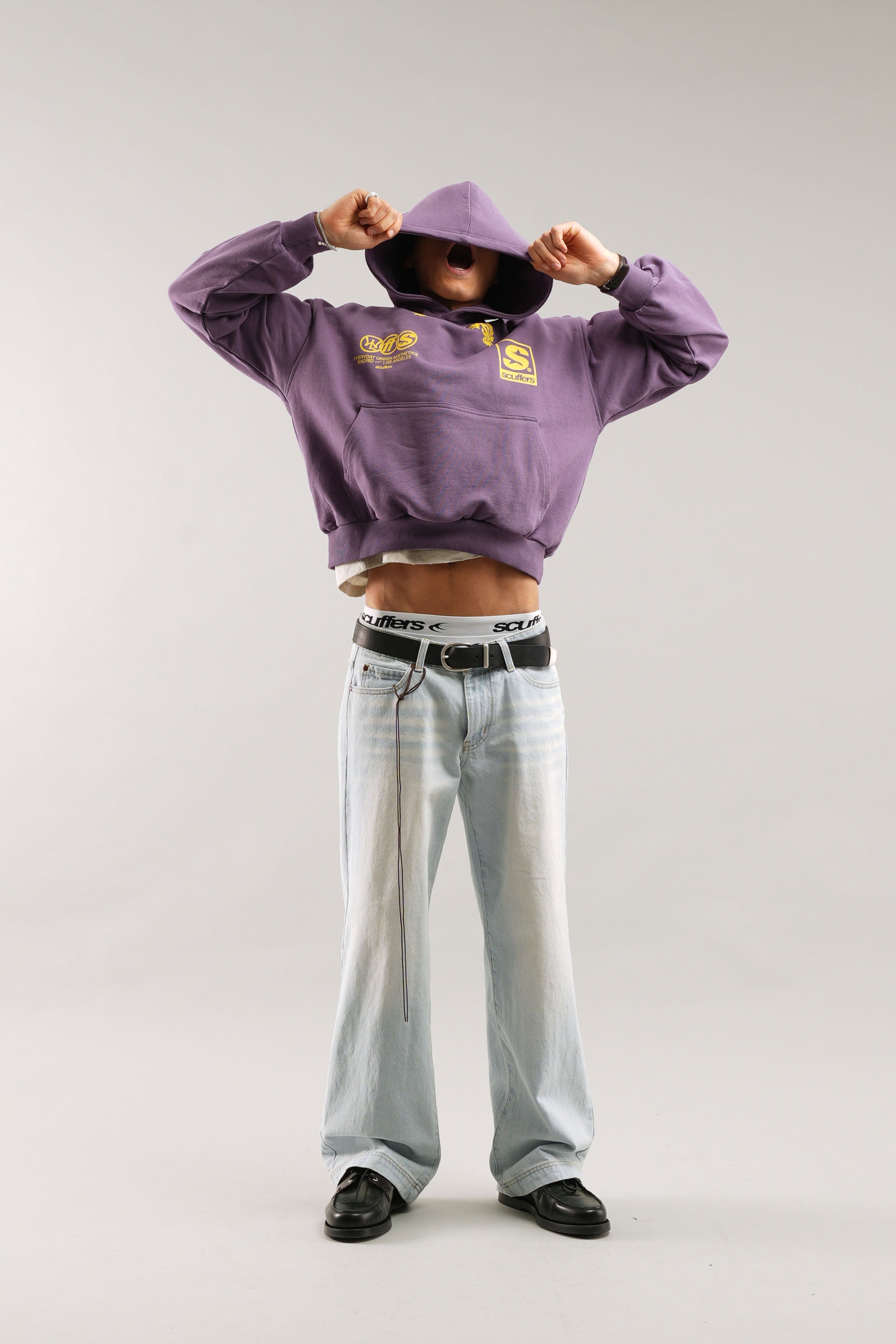 Bluza z kapturem New Age Purple