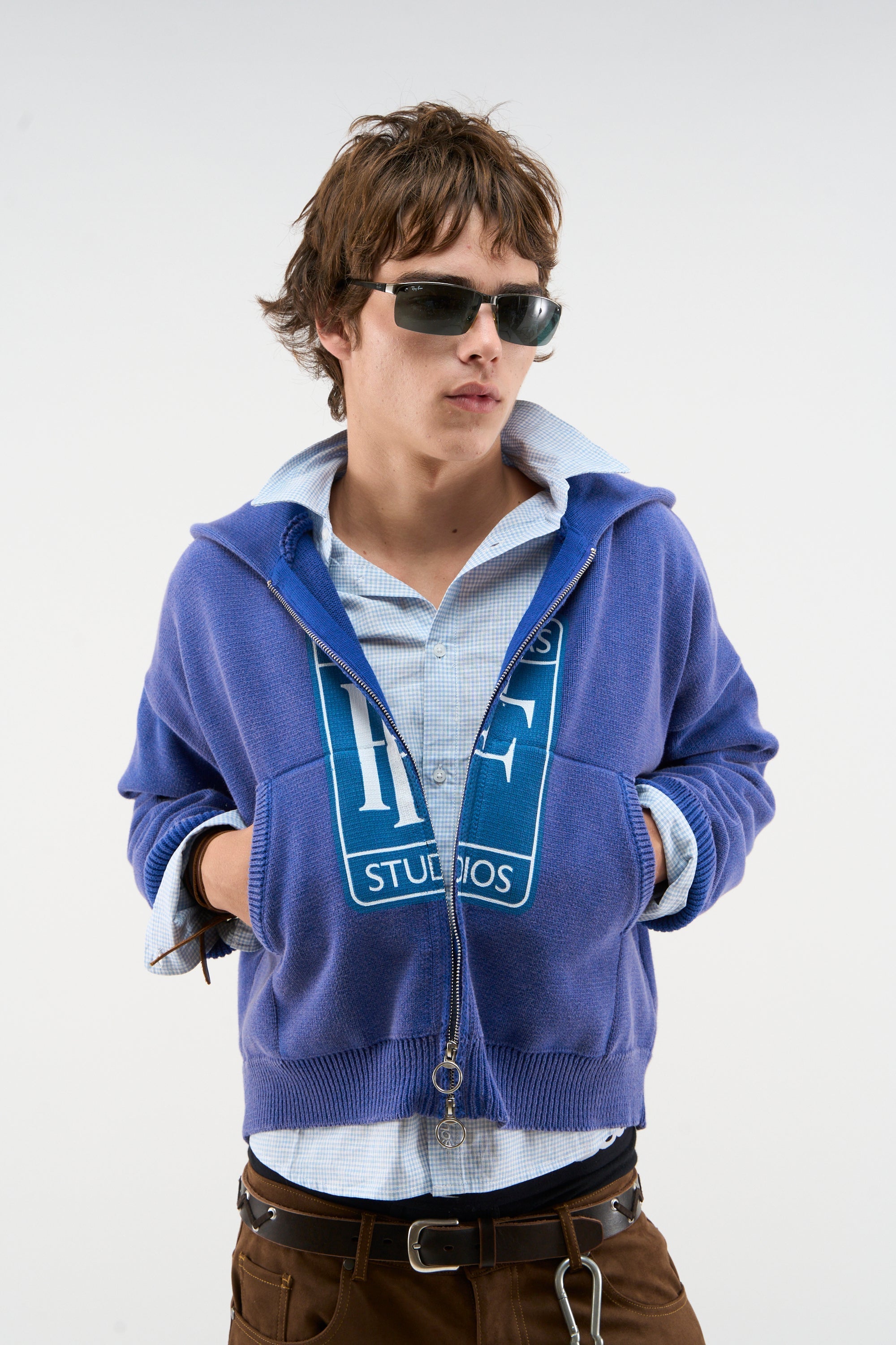 Zamek błyskawiczny Rolly Blue Knit