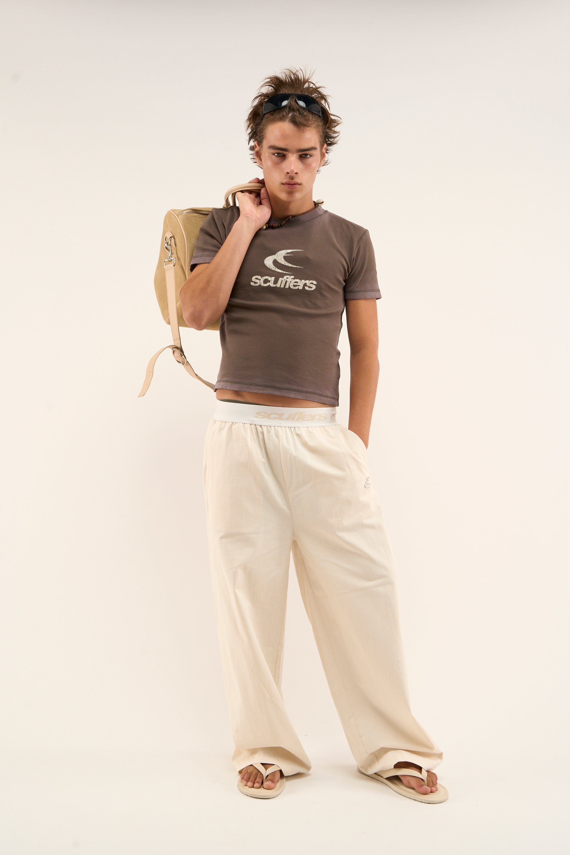 Brązowy top w odcieniu słońca