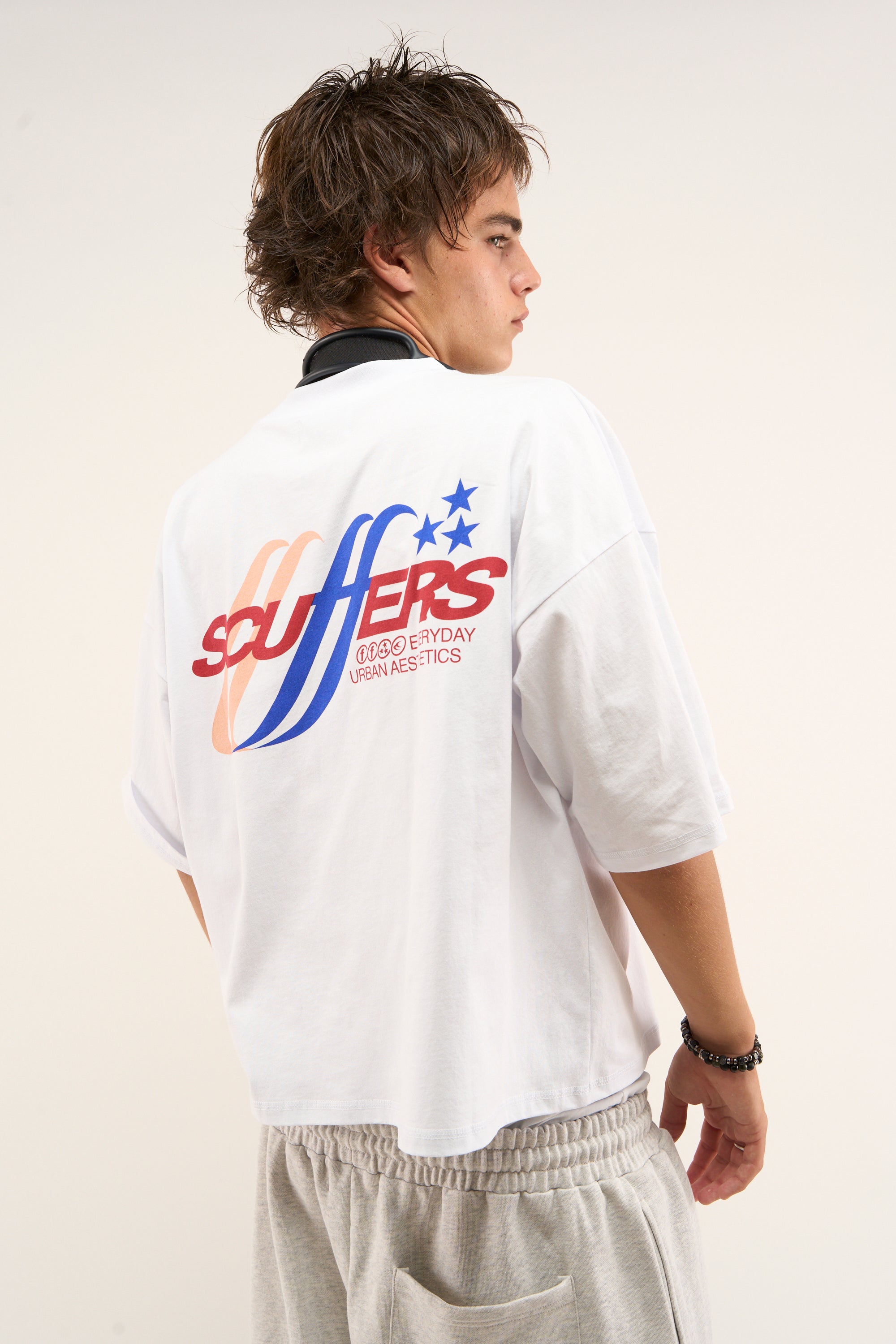 Biała koszulka Nation