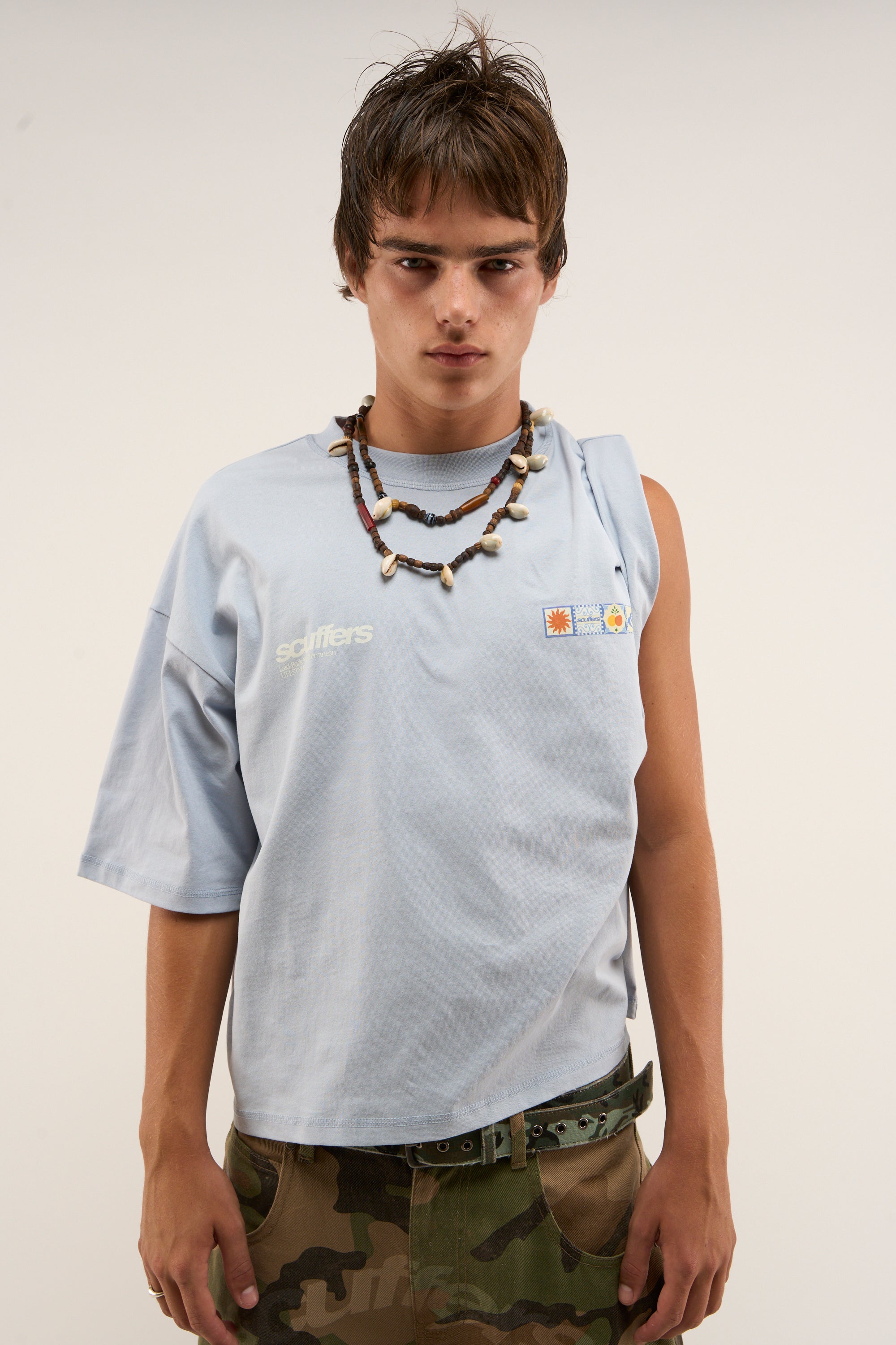 Koszulka Menorca w kolorze jasnoniebieskim