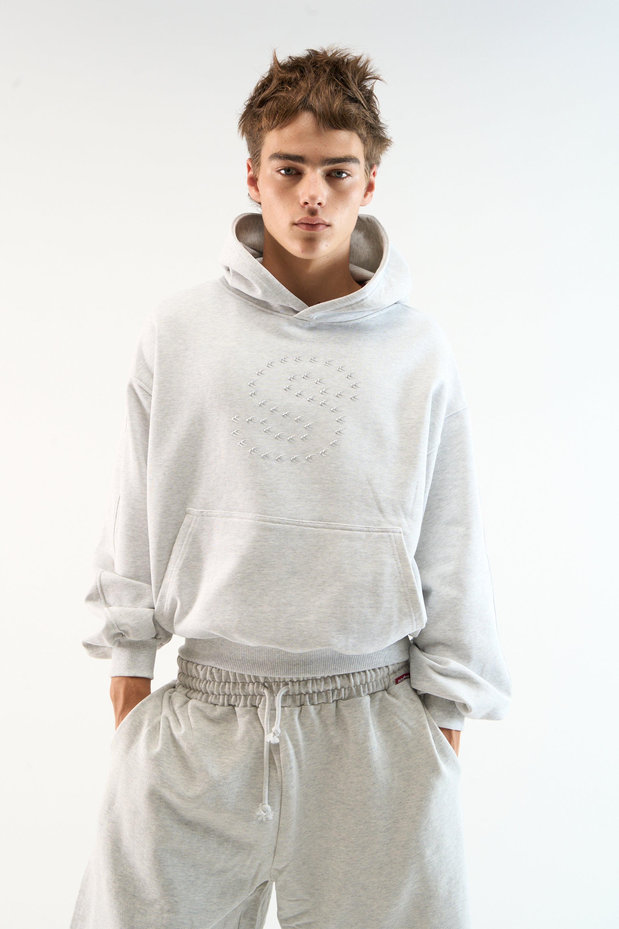 Bob Grey Melange Hoodie