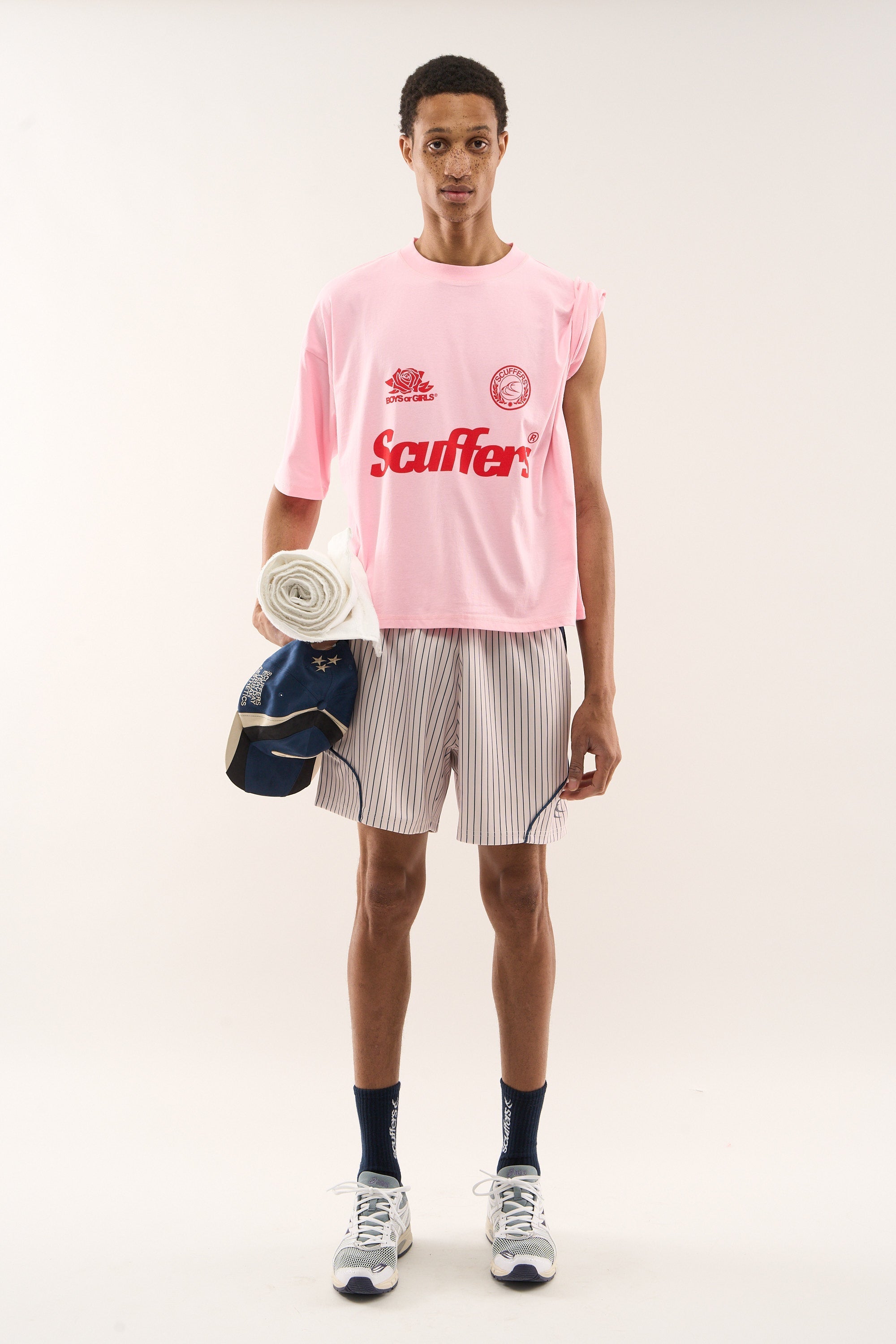 Koszulka w kolorze perłowego różu