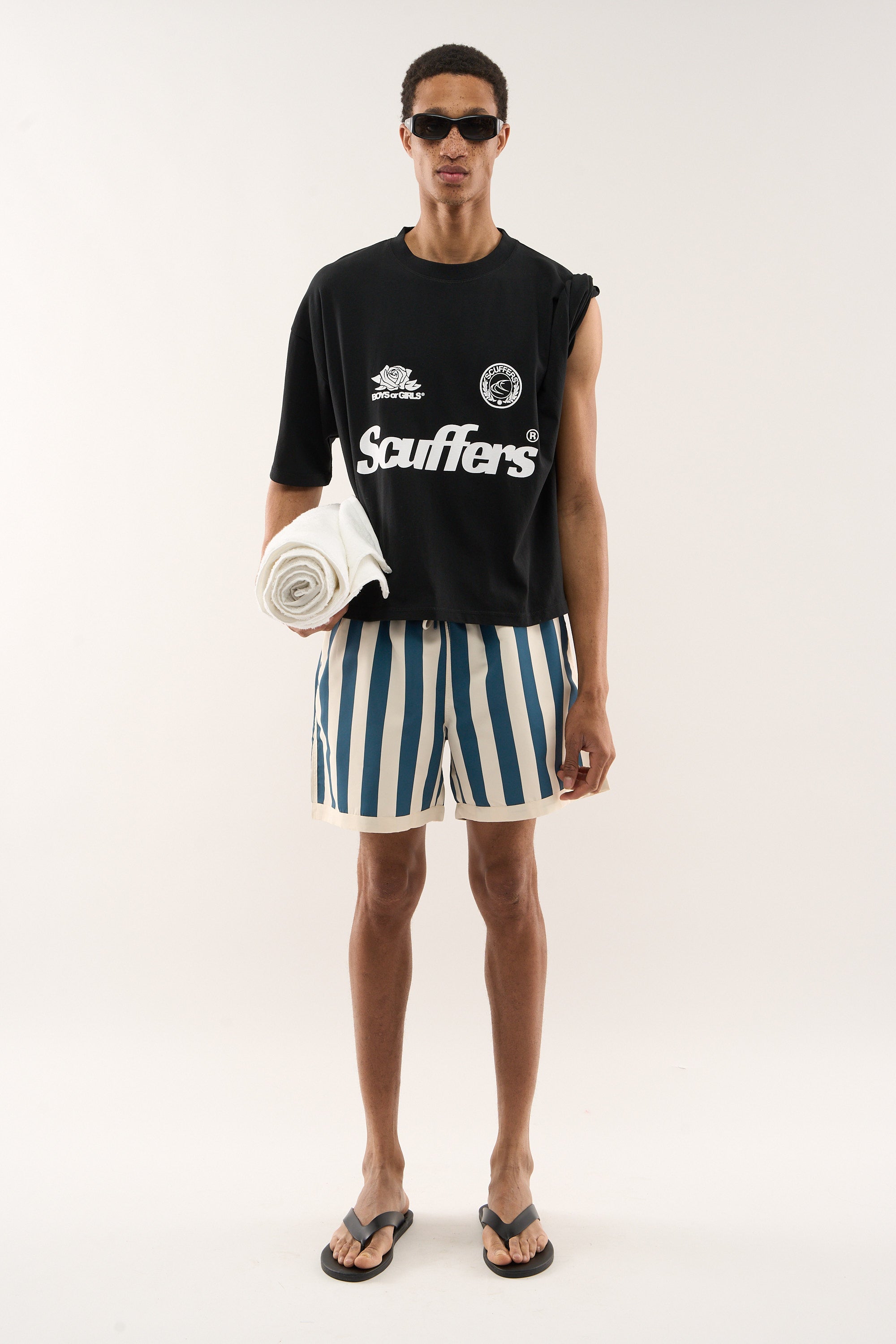 Niebieskie spodnie kąpielowe Backyard