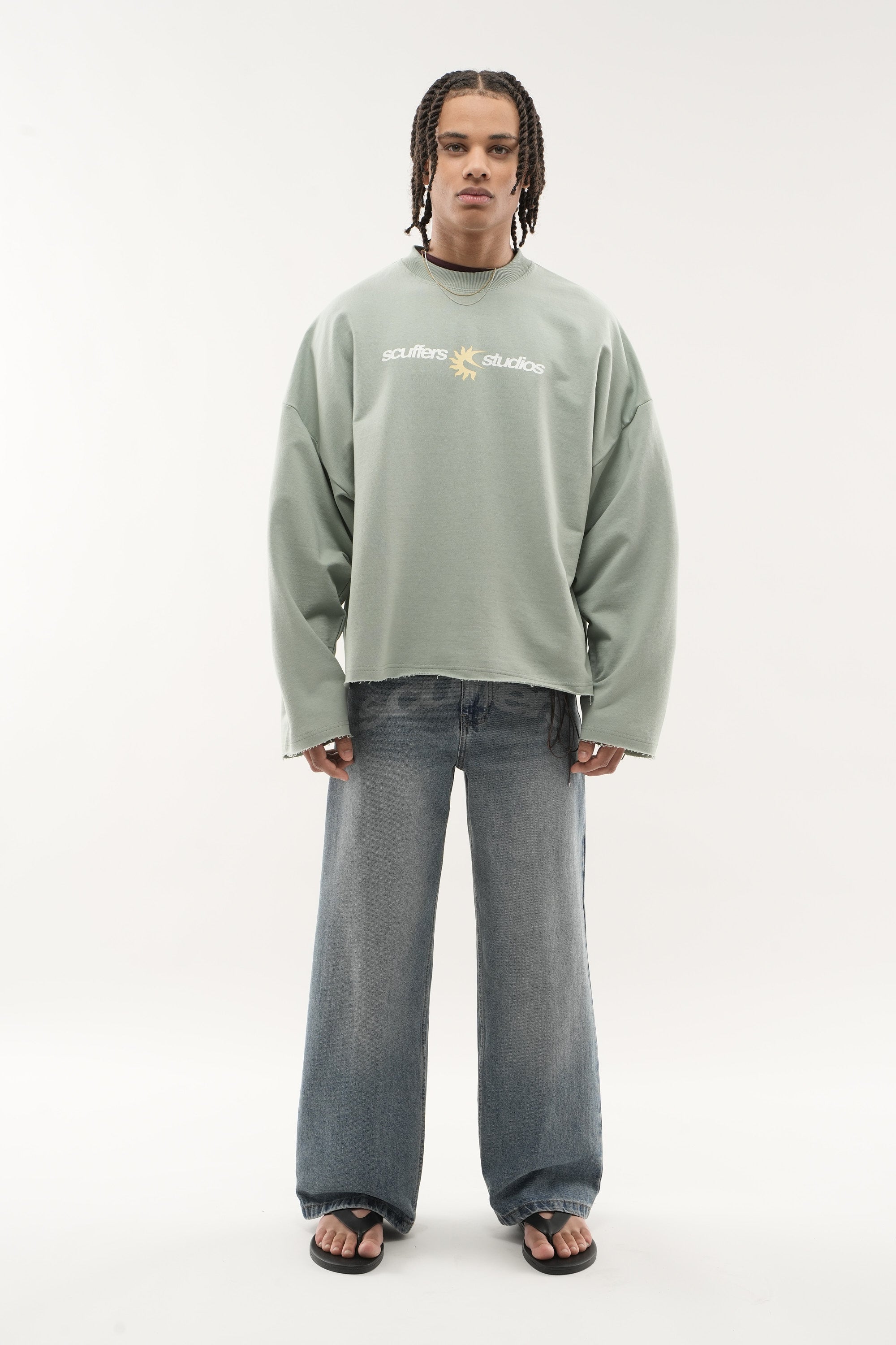 Bluza Not Ibiza Again w kolorze jasnozielonym