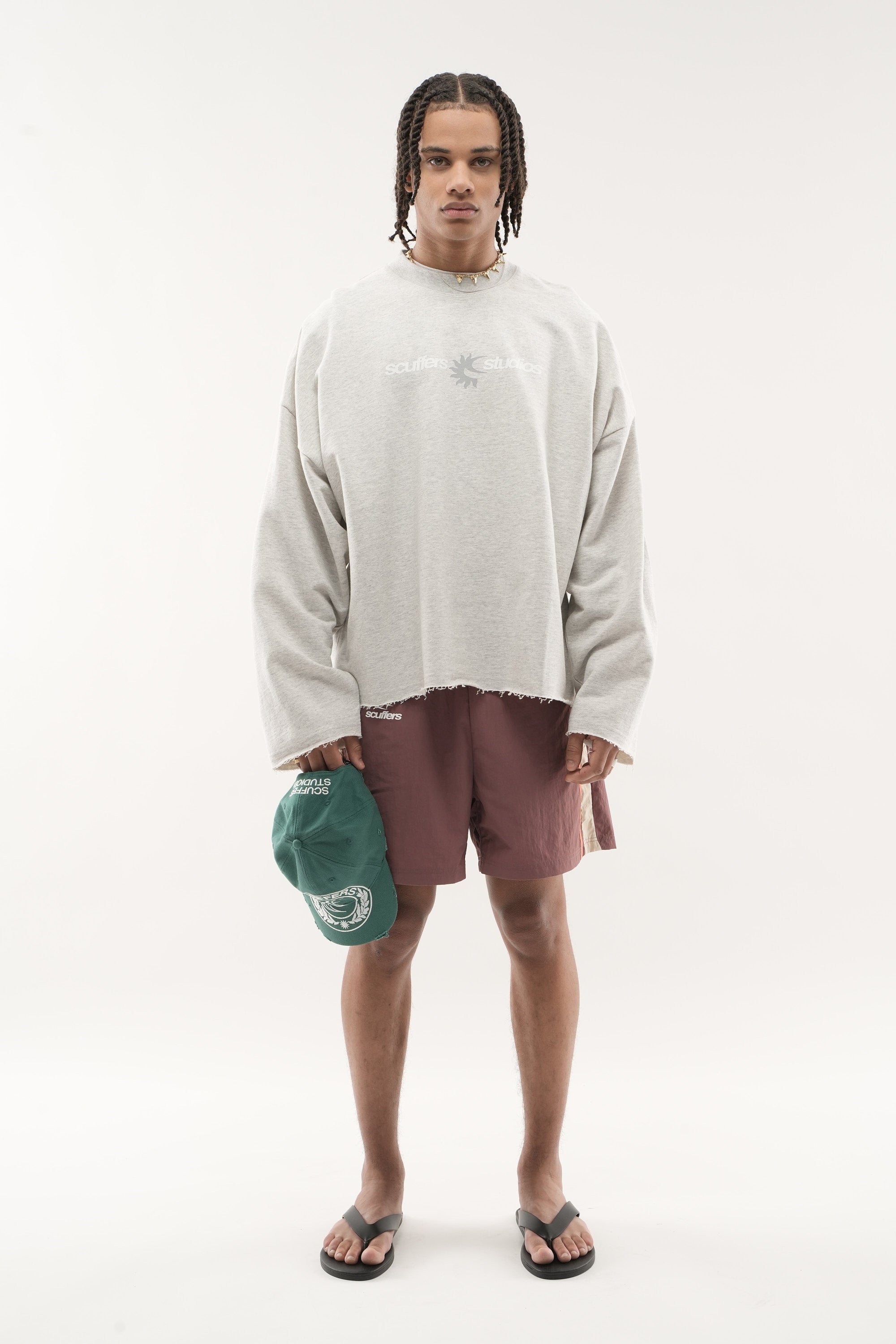 Bluza z melanżowym nadrukiem „Not Ibiza Again”