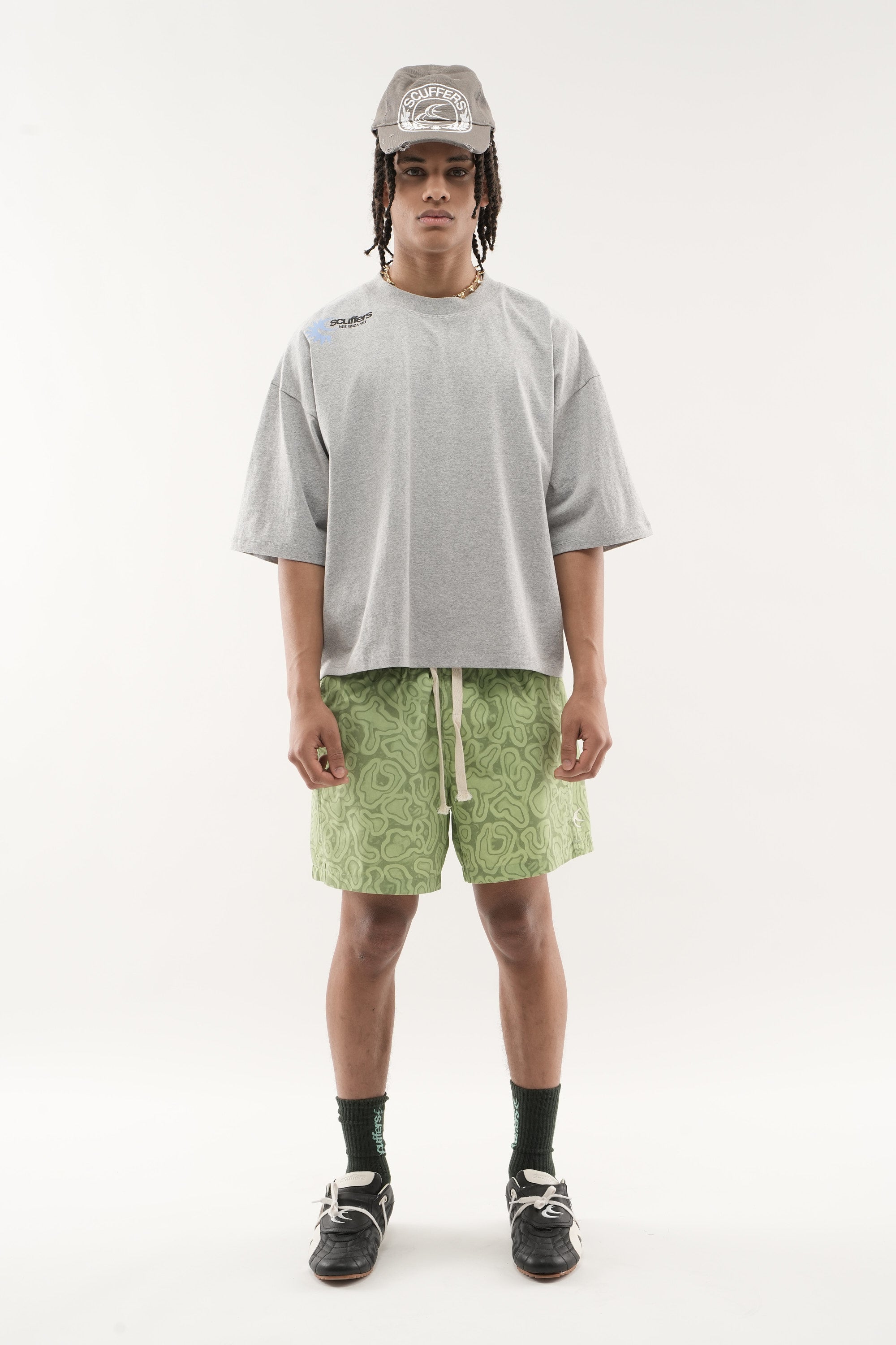 Koszulka Not Ibiza Again w kolorze jasnoszarym