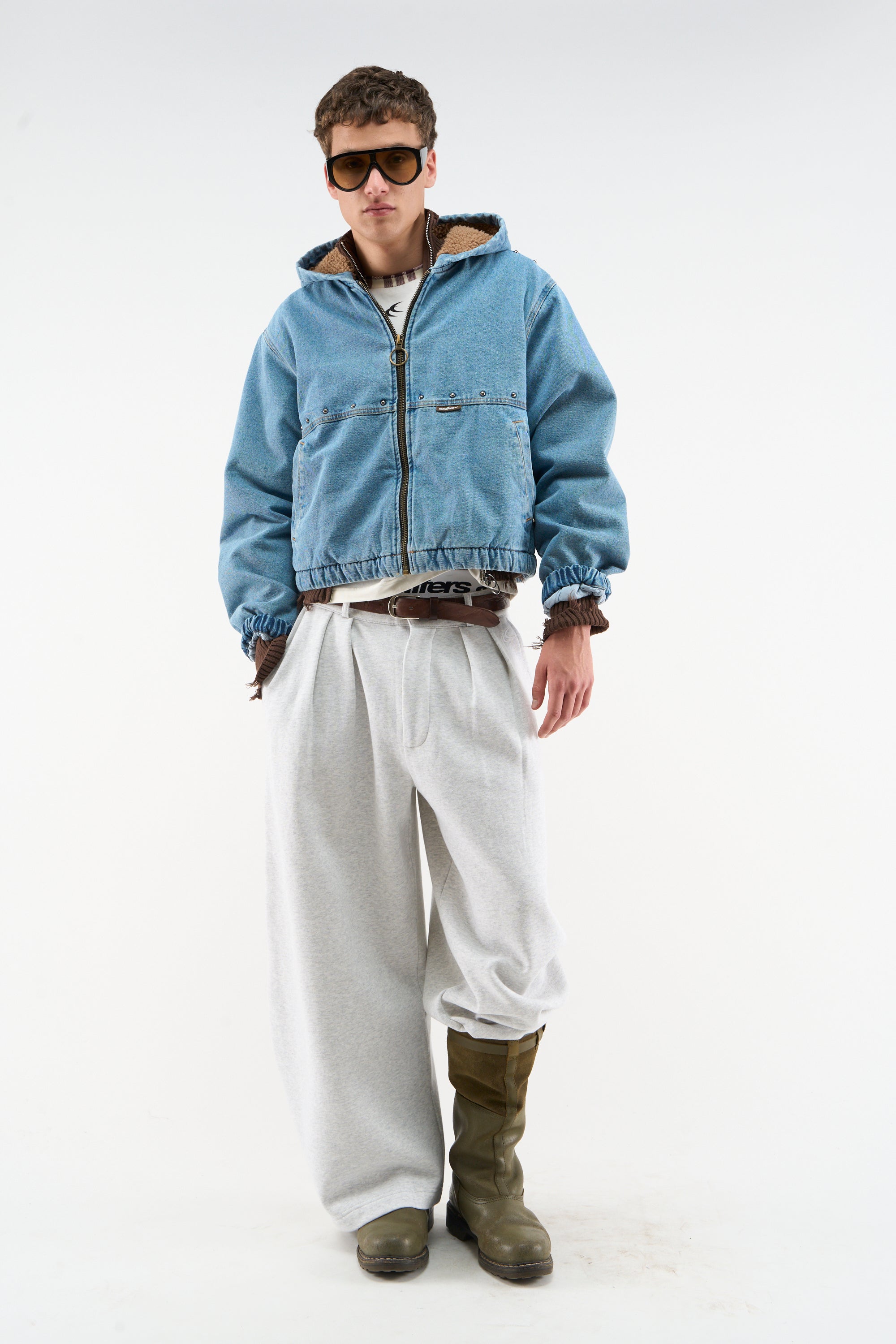 Kurtka robocza w kolorze jeansowym