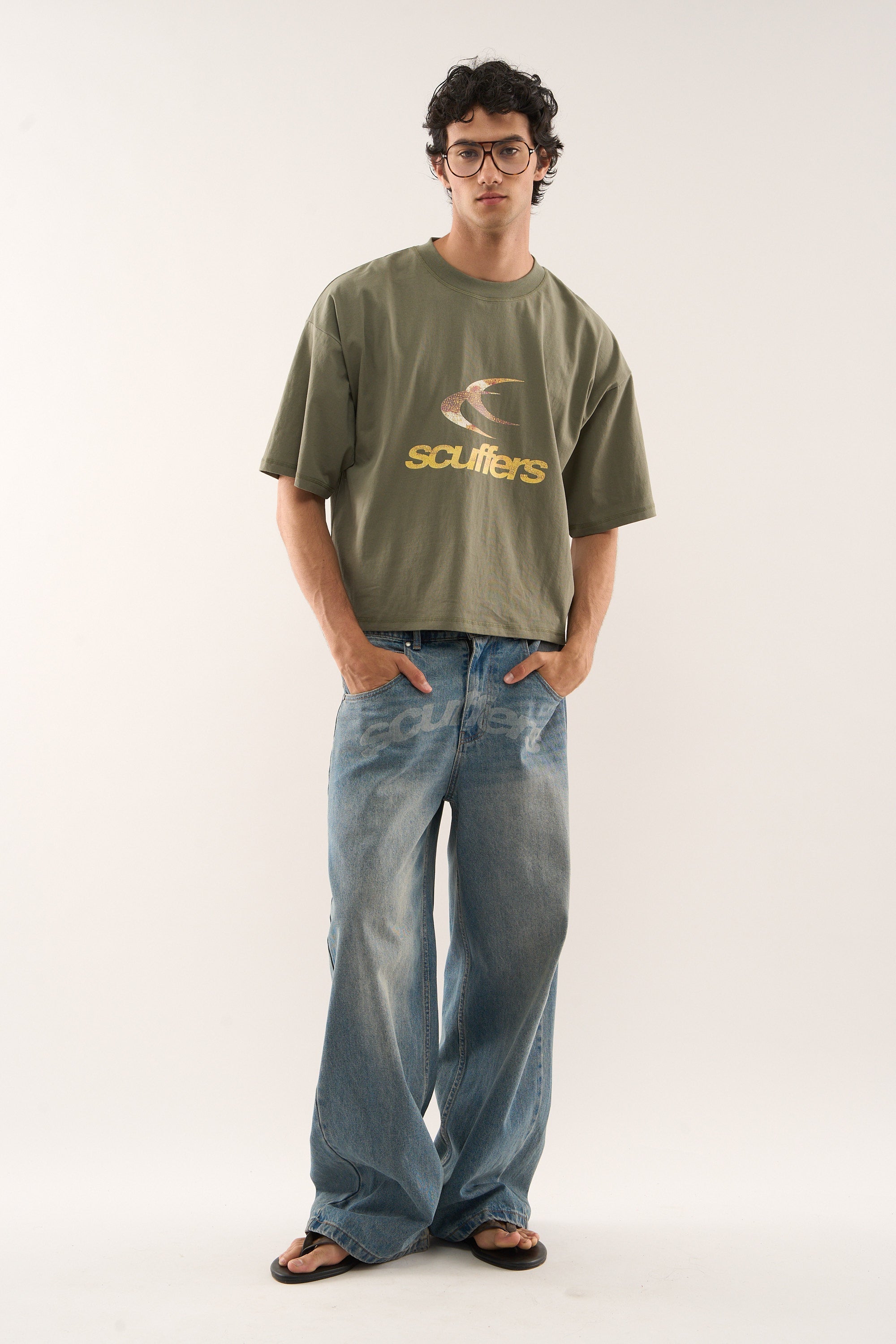 Koszulka w kolorze zielonego kameleona