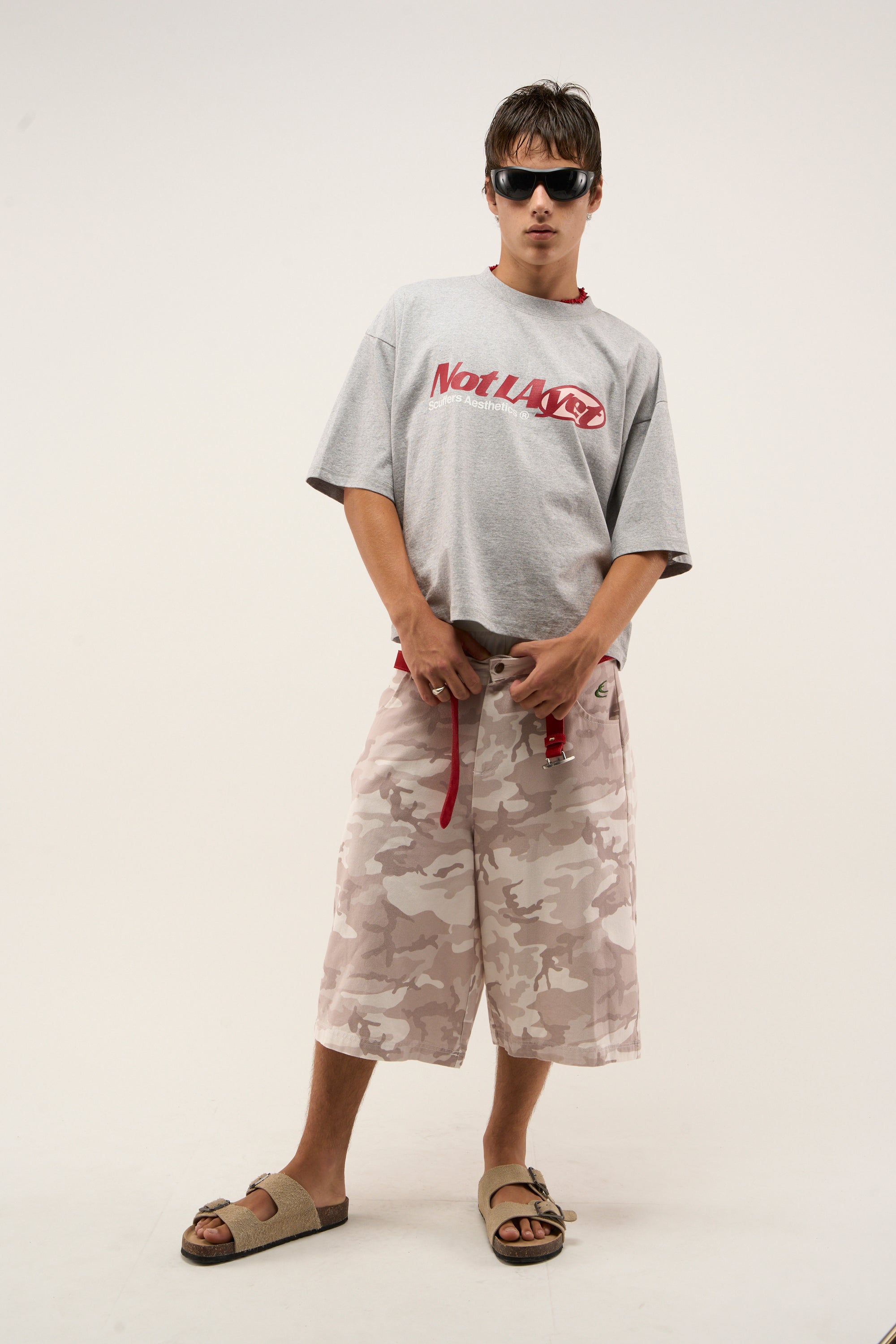 Koszulka „Not LA Yet Grey Melange”