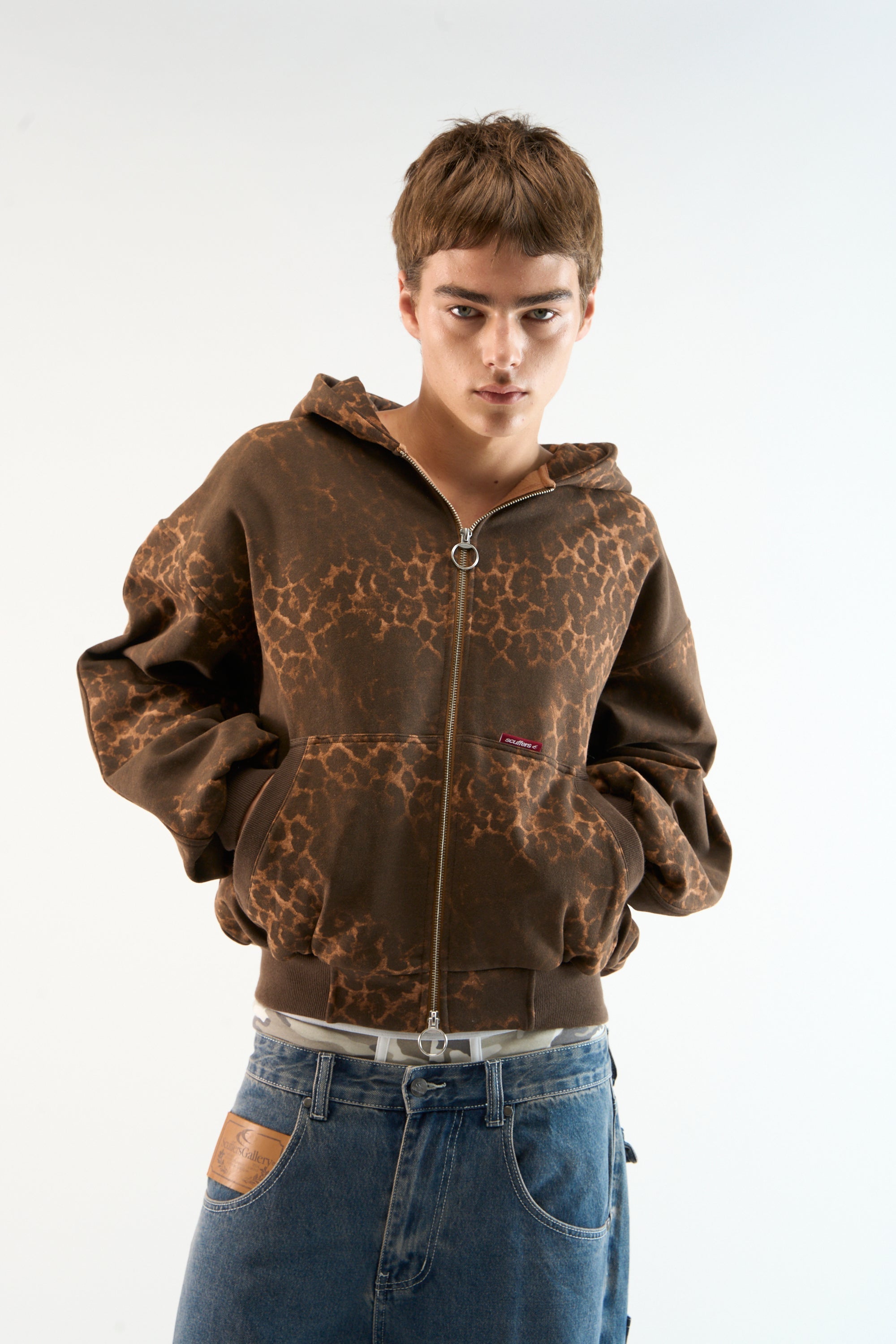 Zamek błyskawiczny Scff Leopard