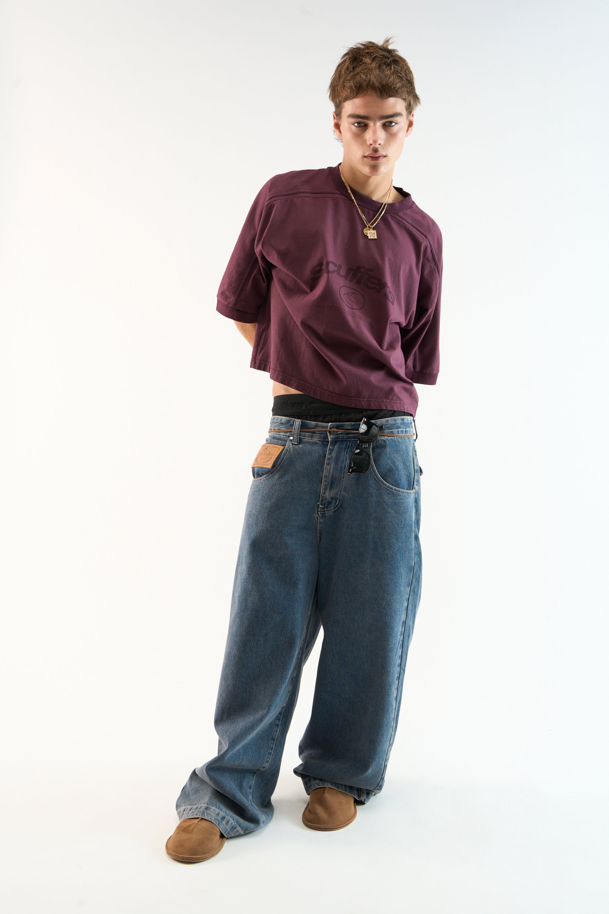 Koszulka „Effortless Total Burgundy”