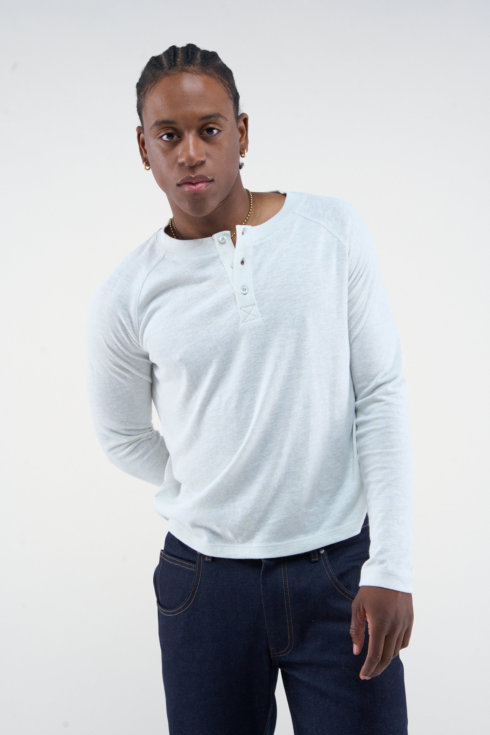 Długi rękaw w kolorze ecru