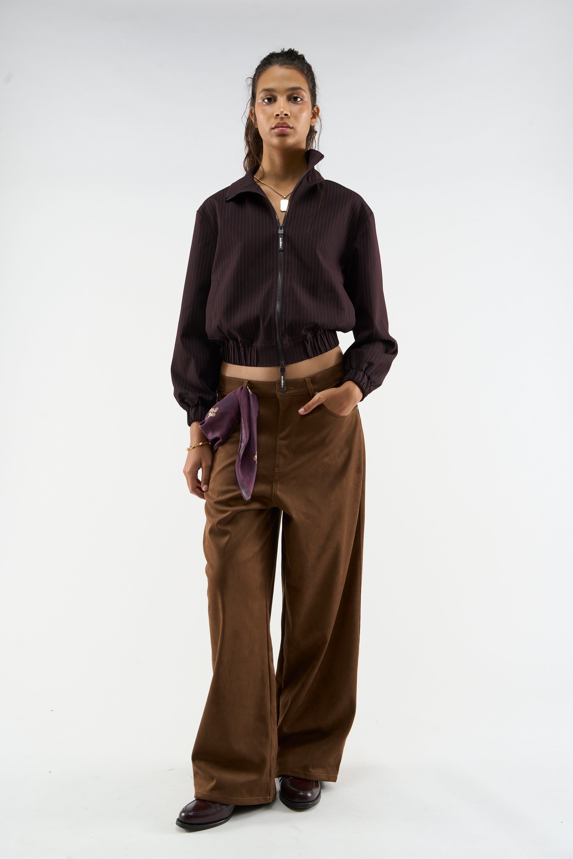 Kurtka Nautica Burgundy Pinstripe