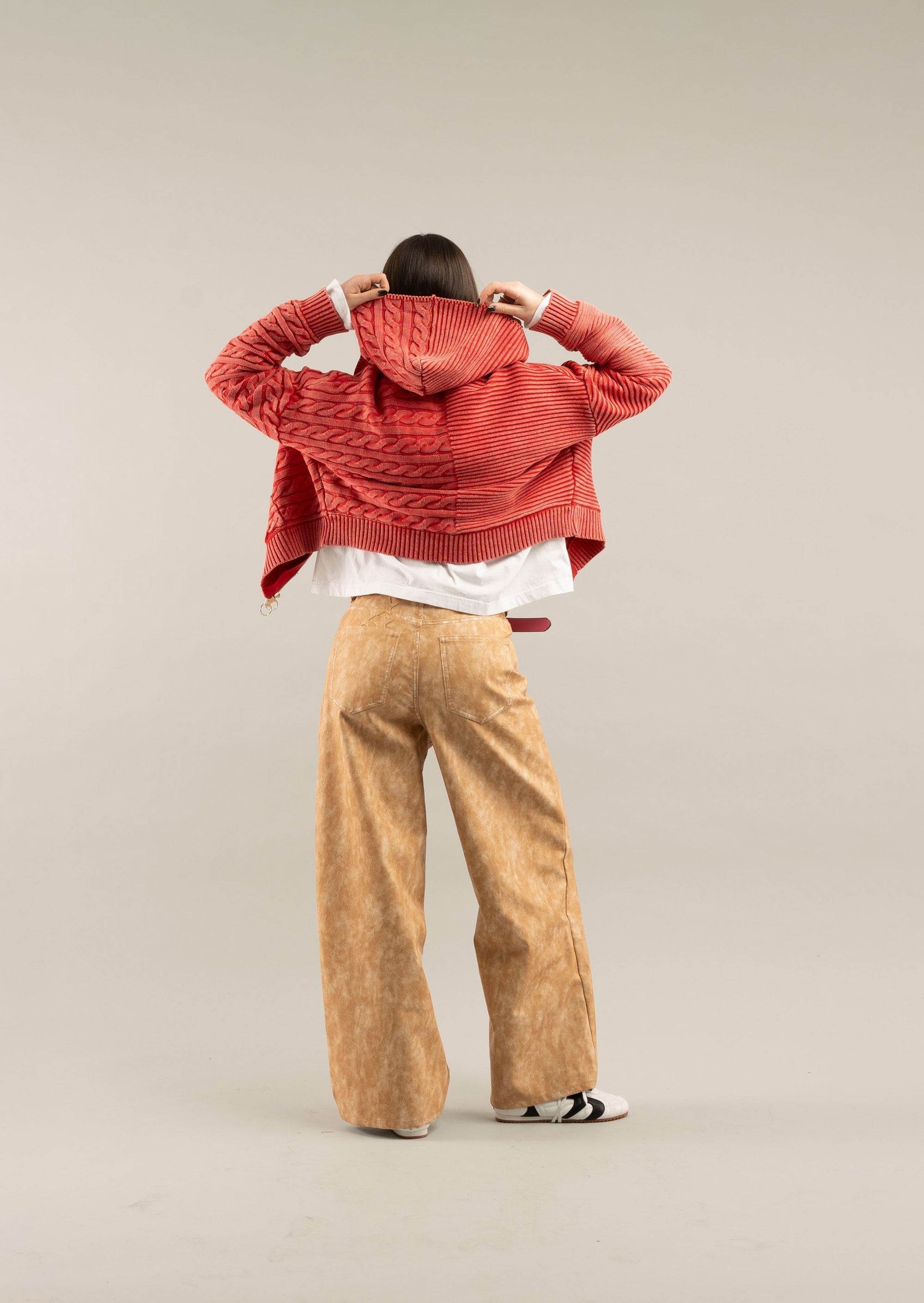 Skórzane spodnie Canela Jumbo