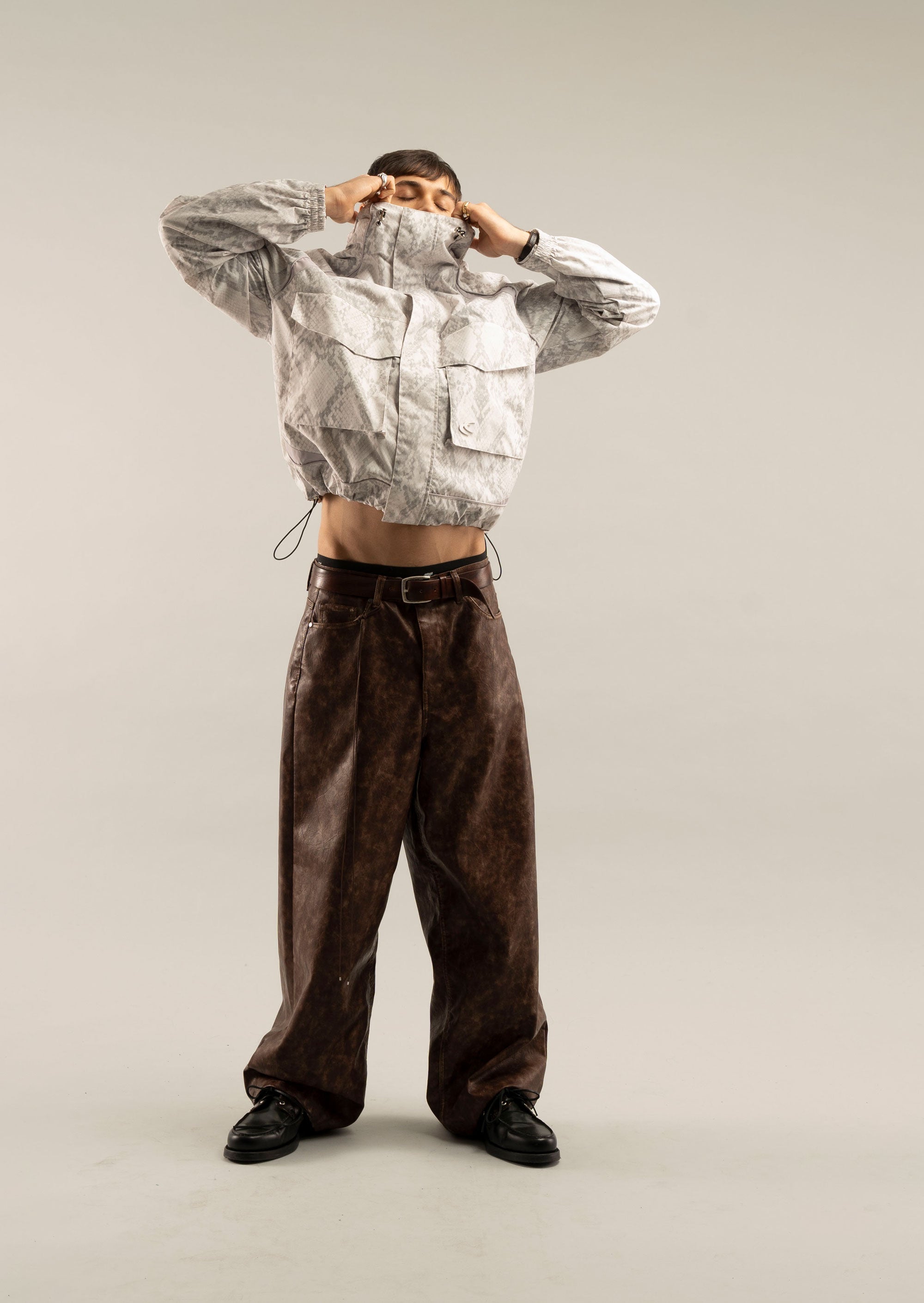 Wiatrówka Snake Light Grey