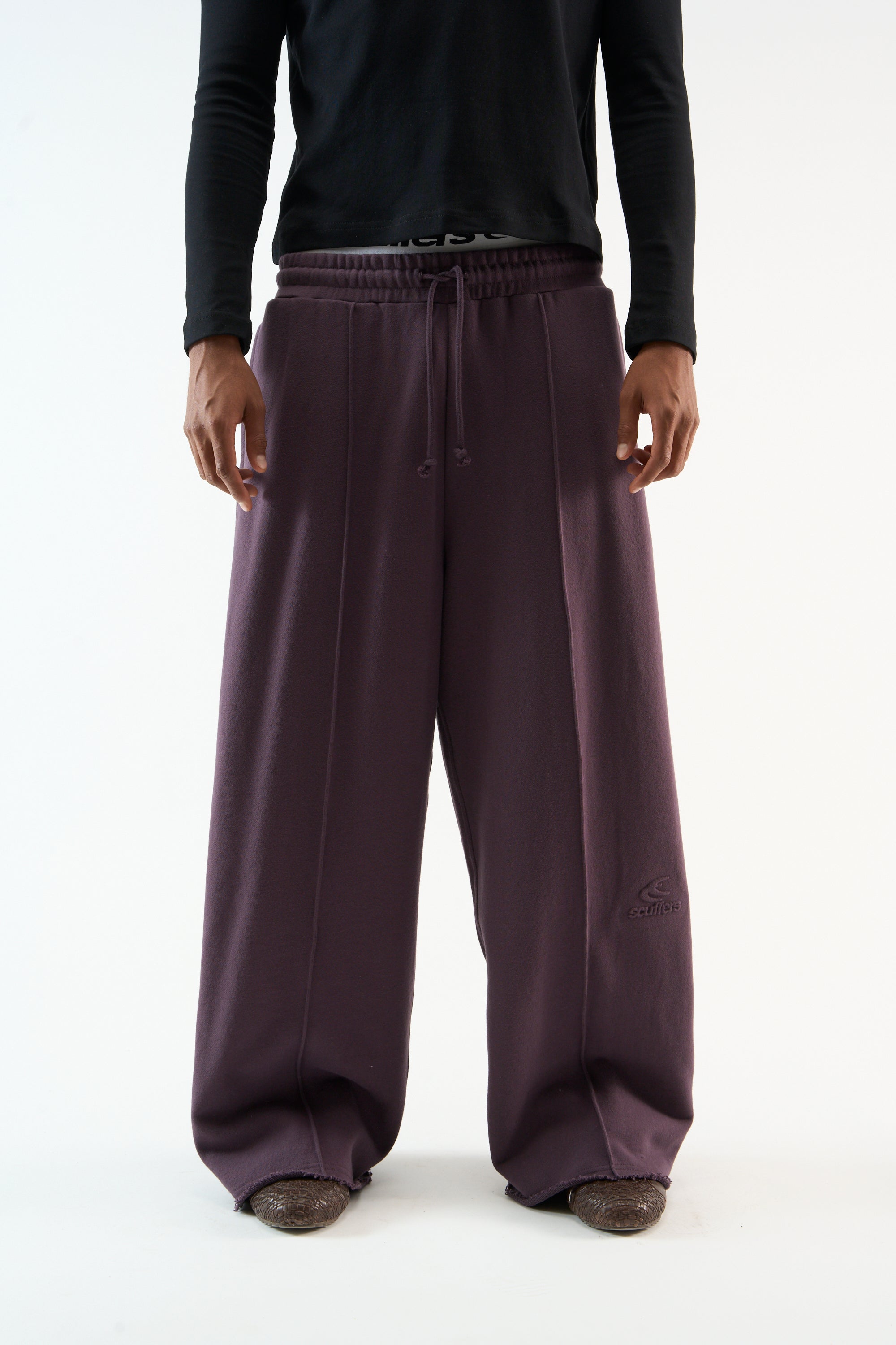 Spodnie weekendowe bordowe