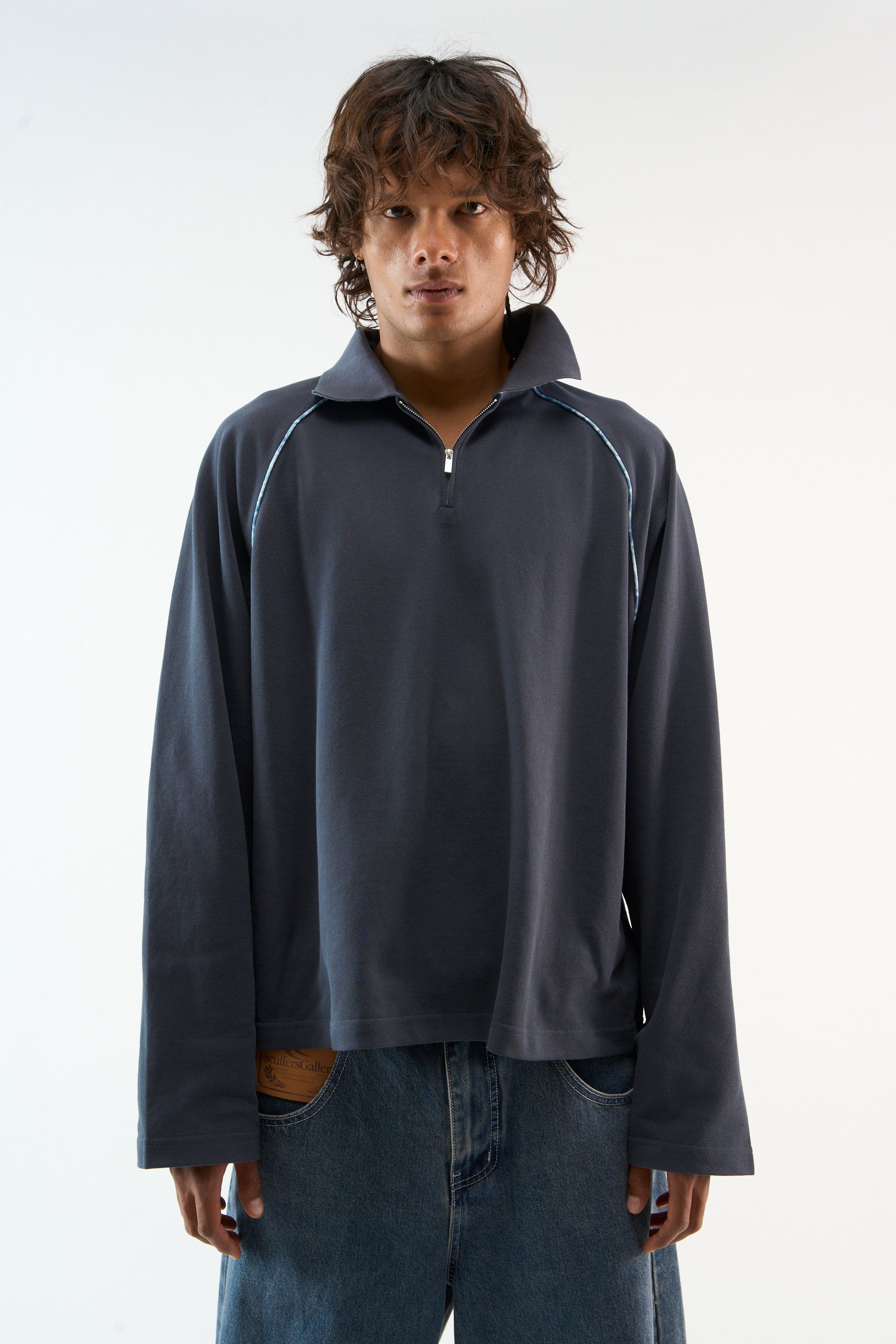 Animal Line Blue Polo