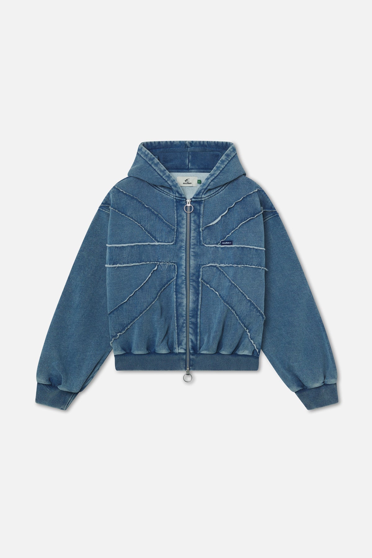 Flaga Niebieski Zamek Błyskawiczny