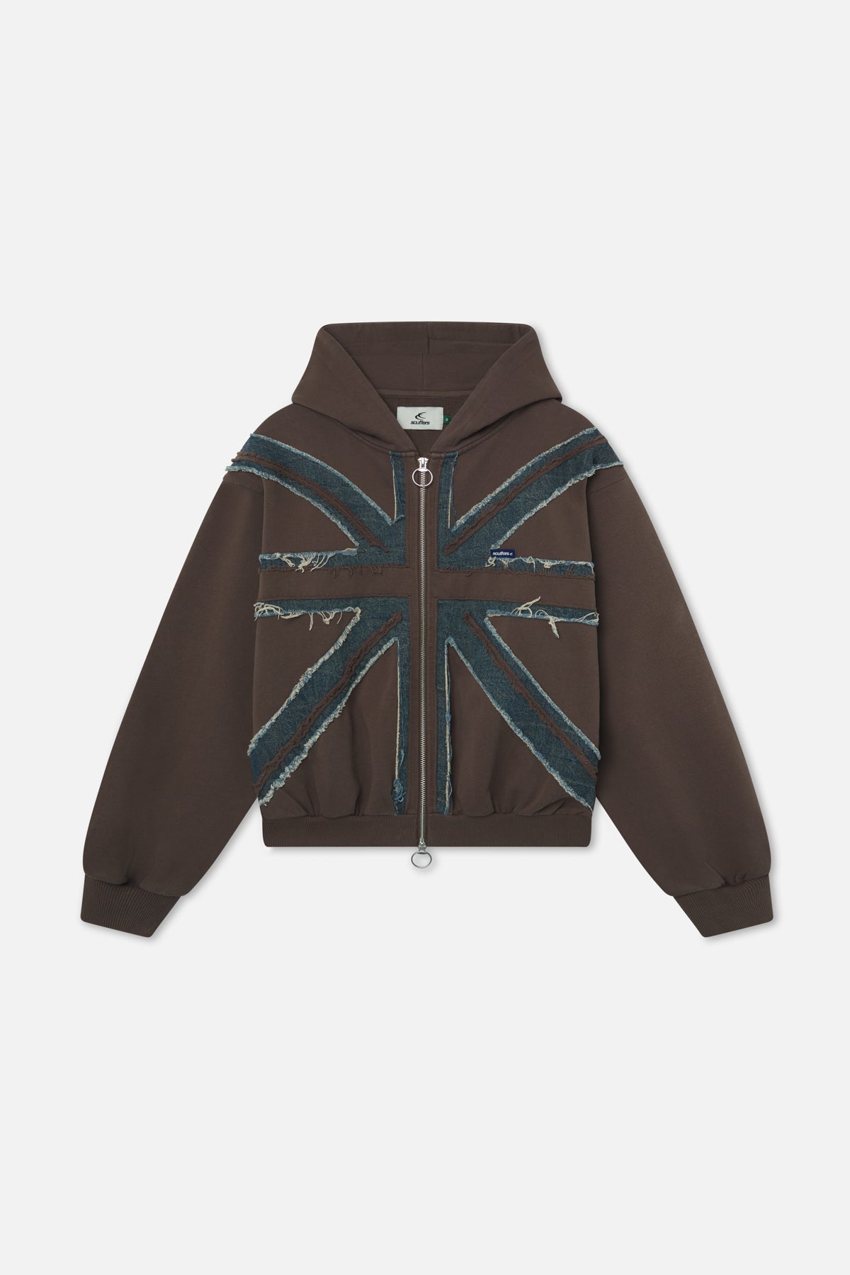 Zamek błyskawiczny Flag Brown