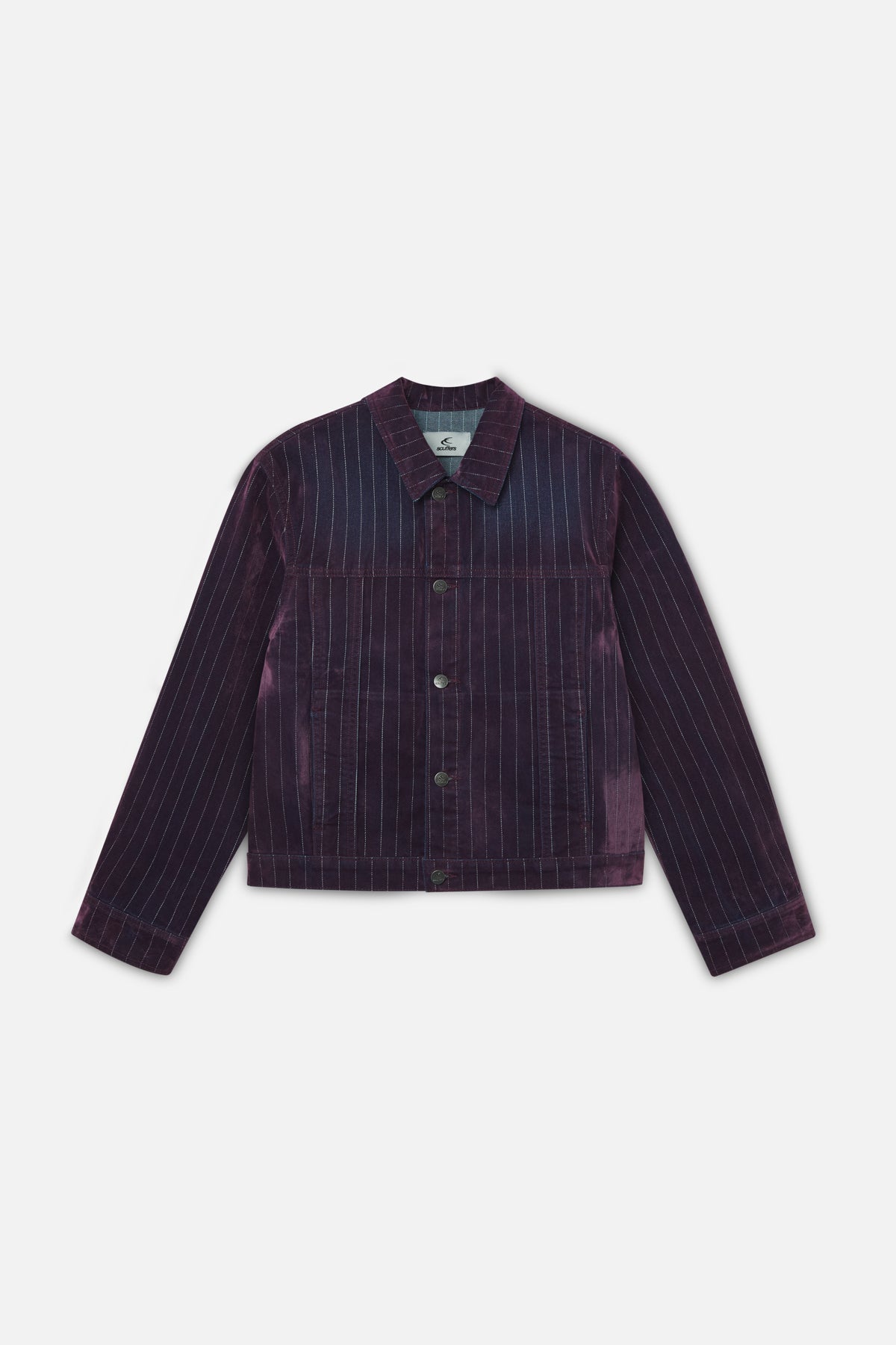 Kurtka w kolorze winogronowo-bordowym