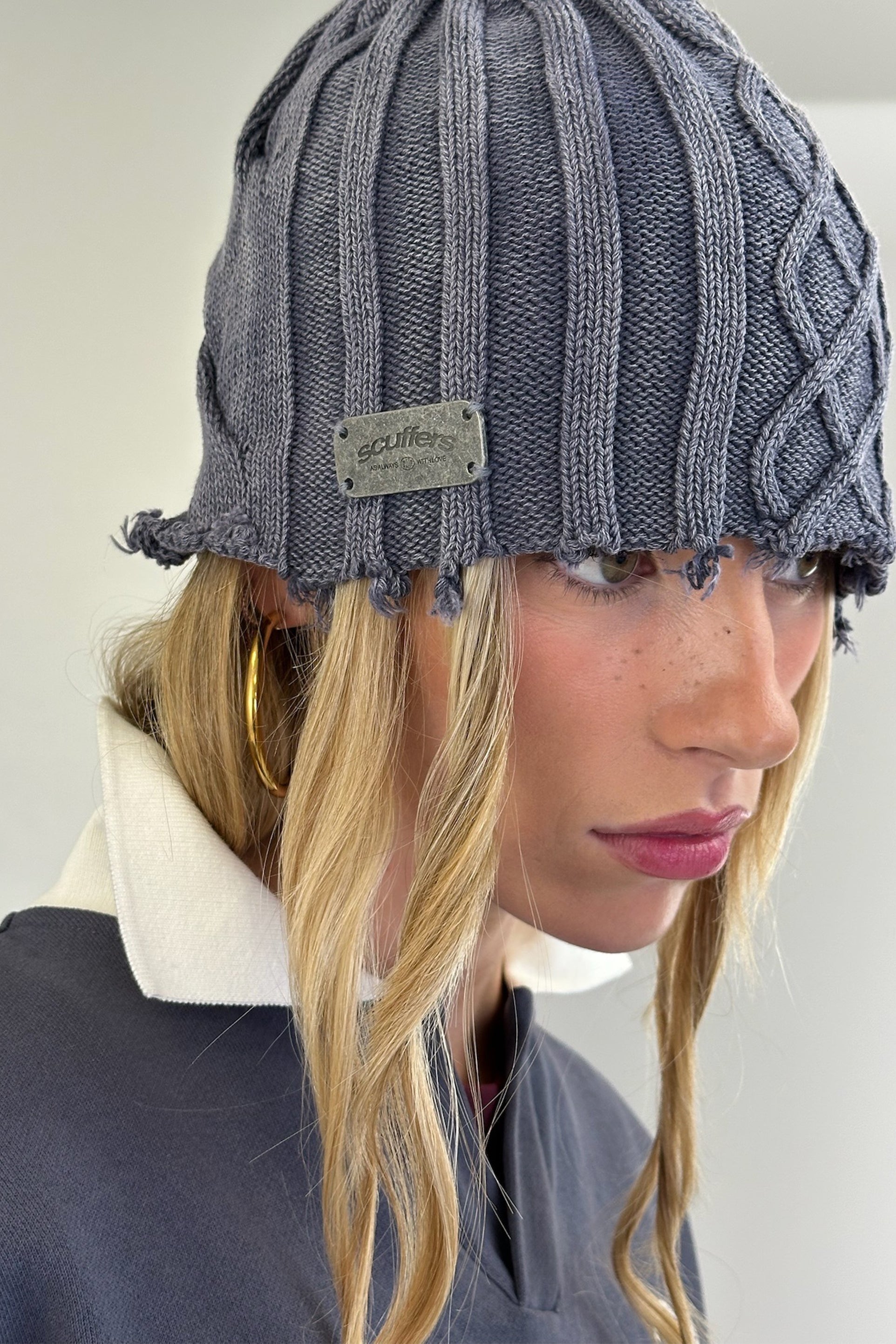 Czapka beanie Trench Blue