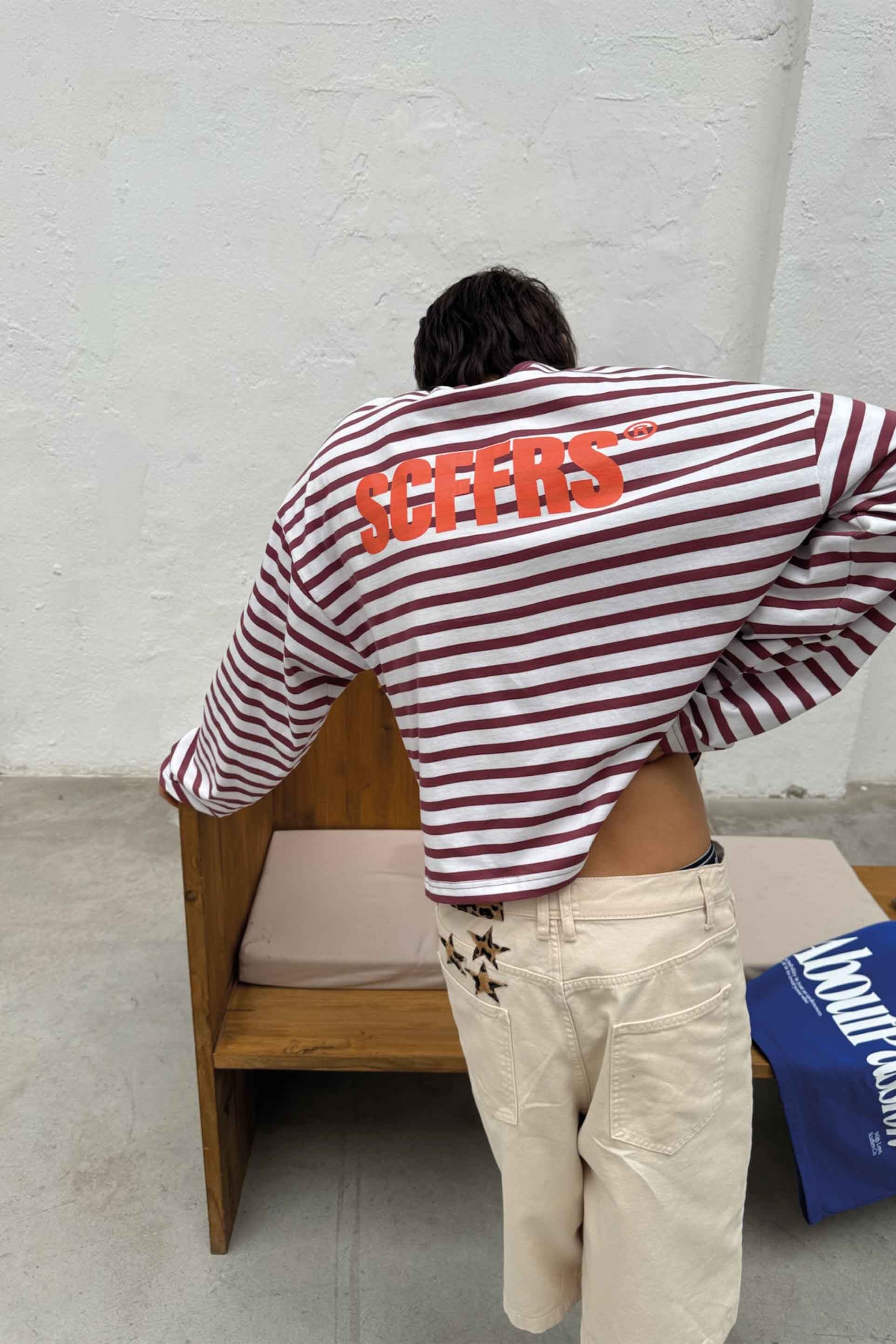 NIY Burgundowy długi rękaw