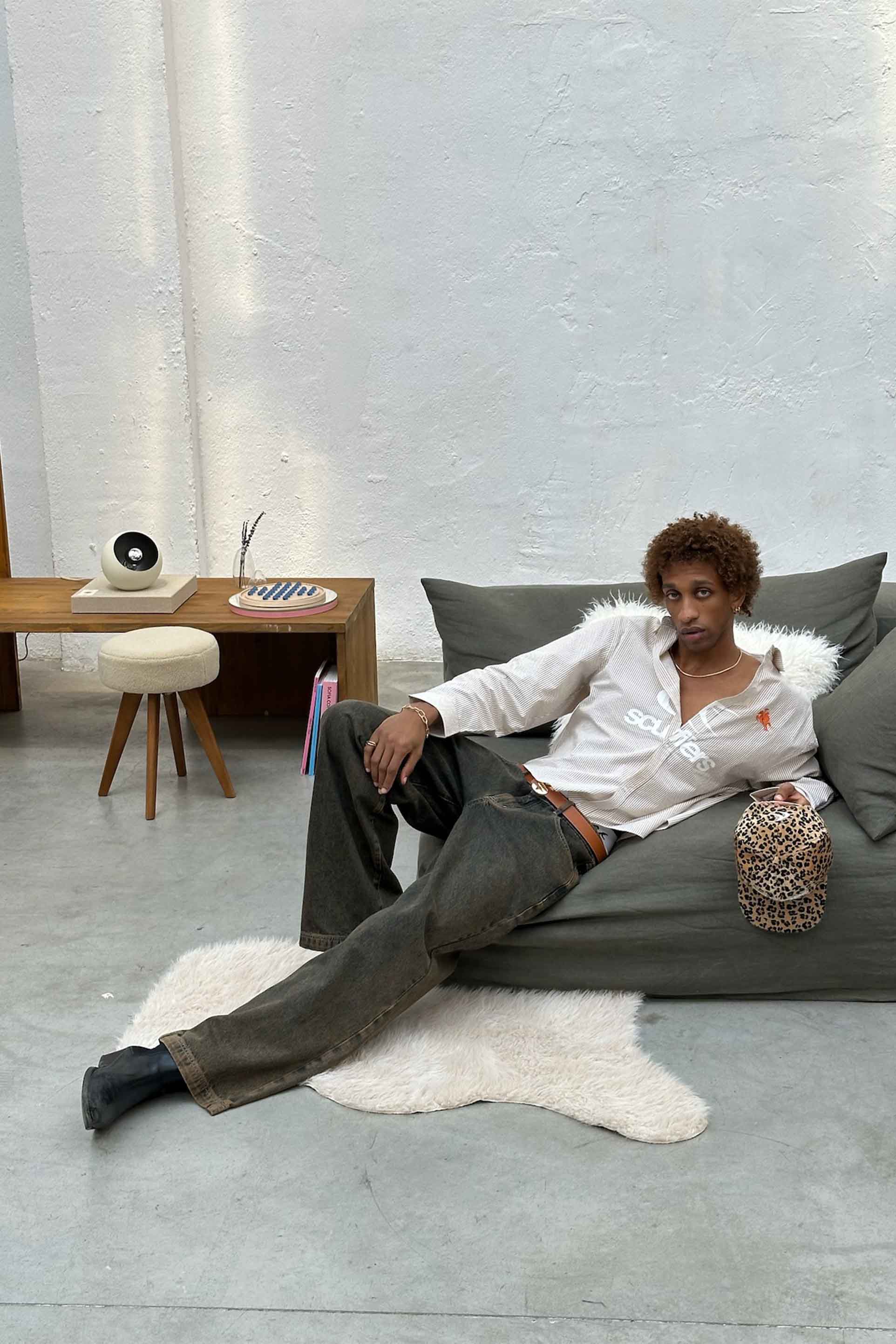 Koszula w żółte paski Germain