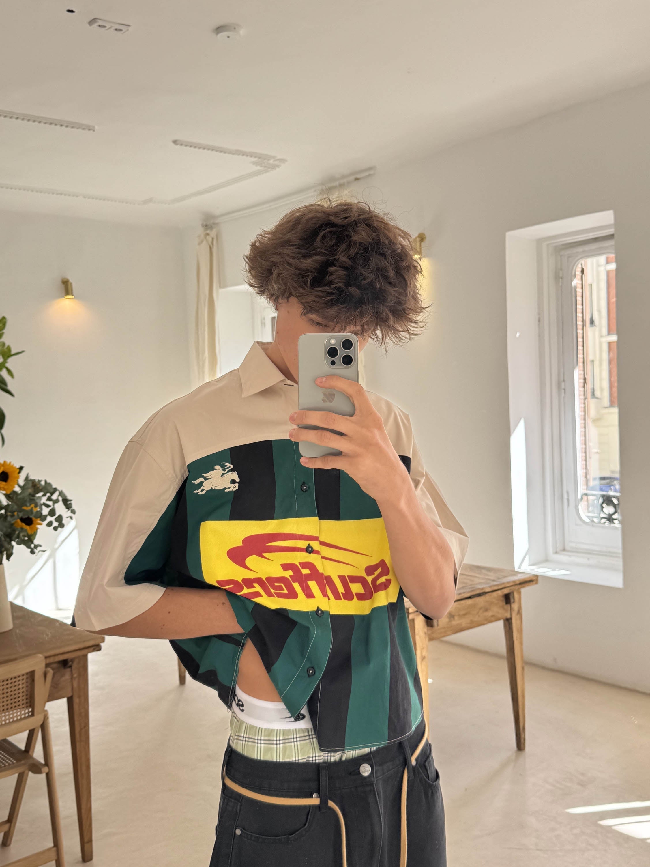 Koszula Forza Ecru &amp; Green