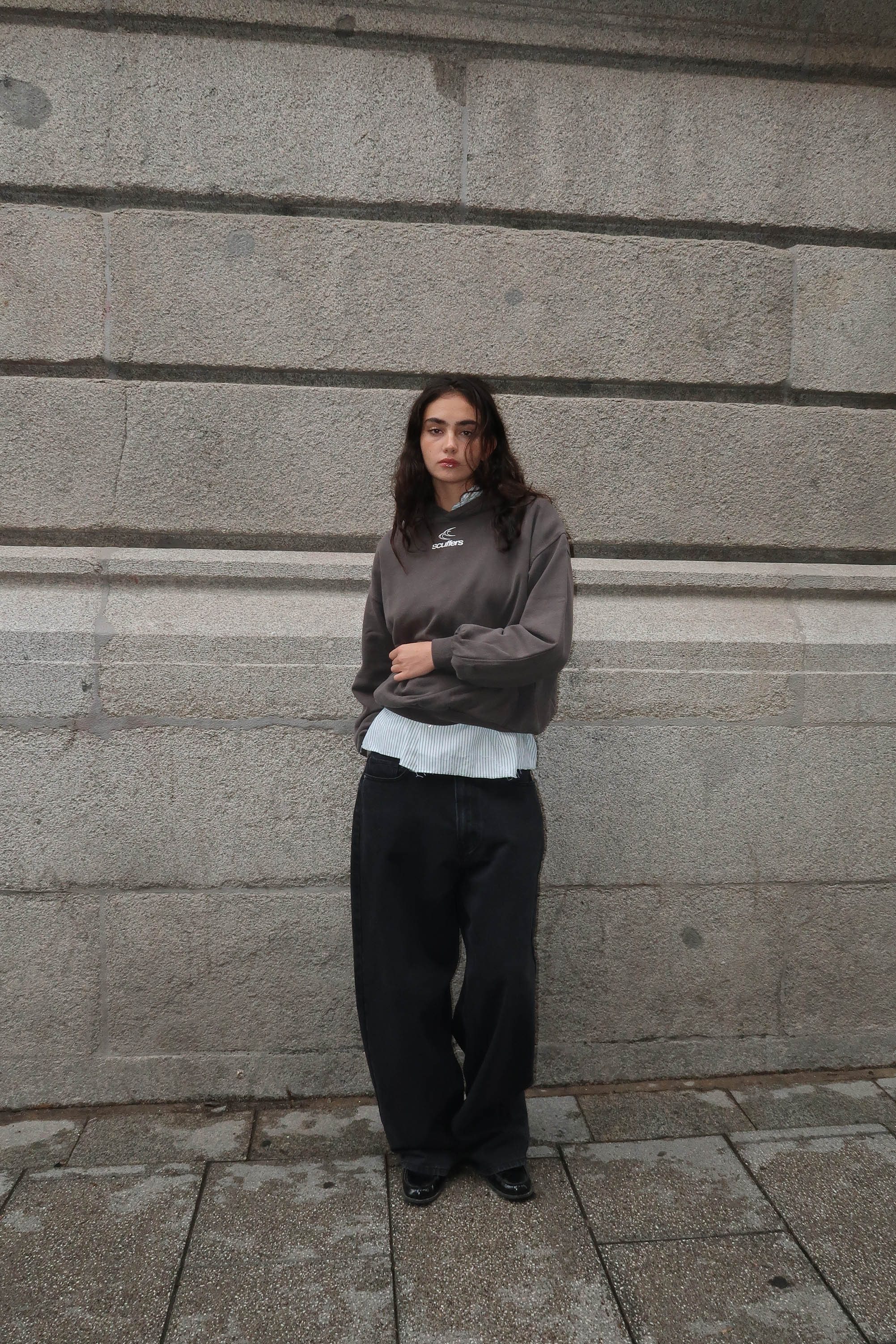 Bluza z kapturem CLG w kolorze czarnym