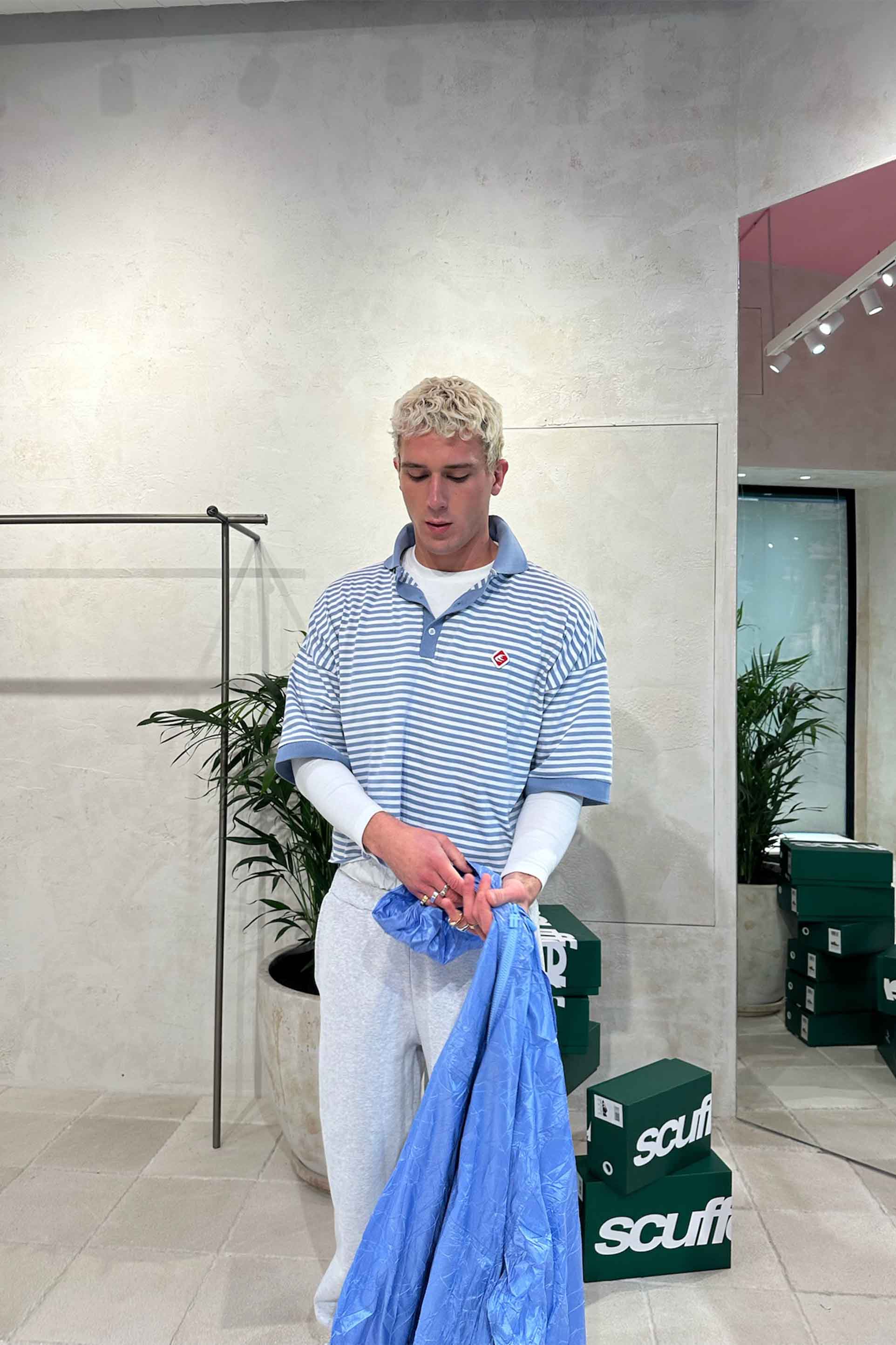 Koszulka polo Heritage Light Blue