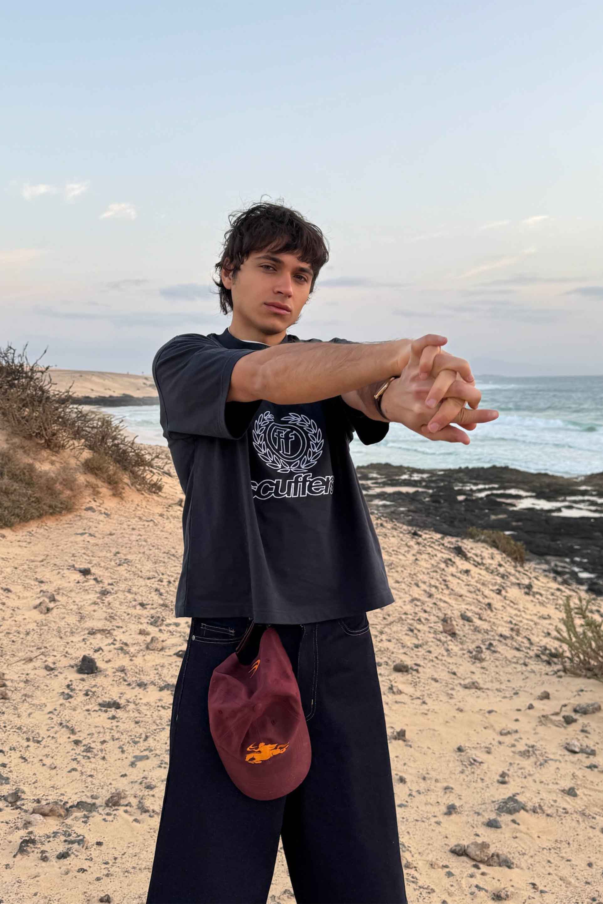 Koszulka w kolorze granatowym