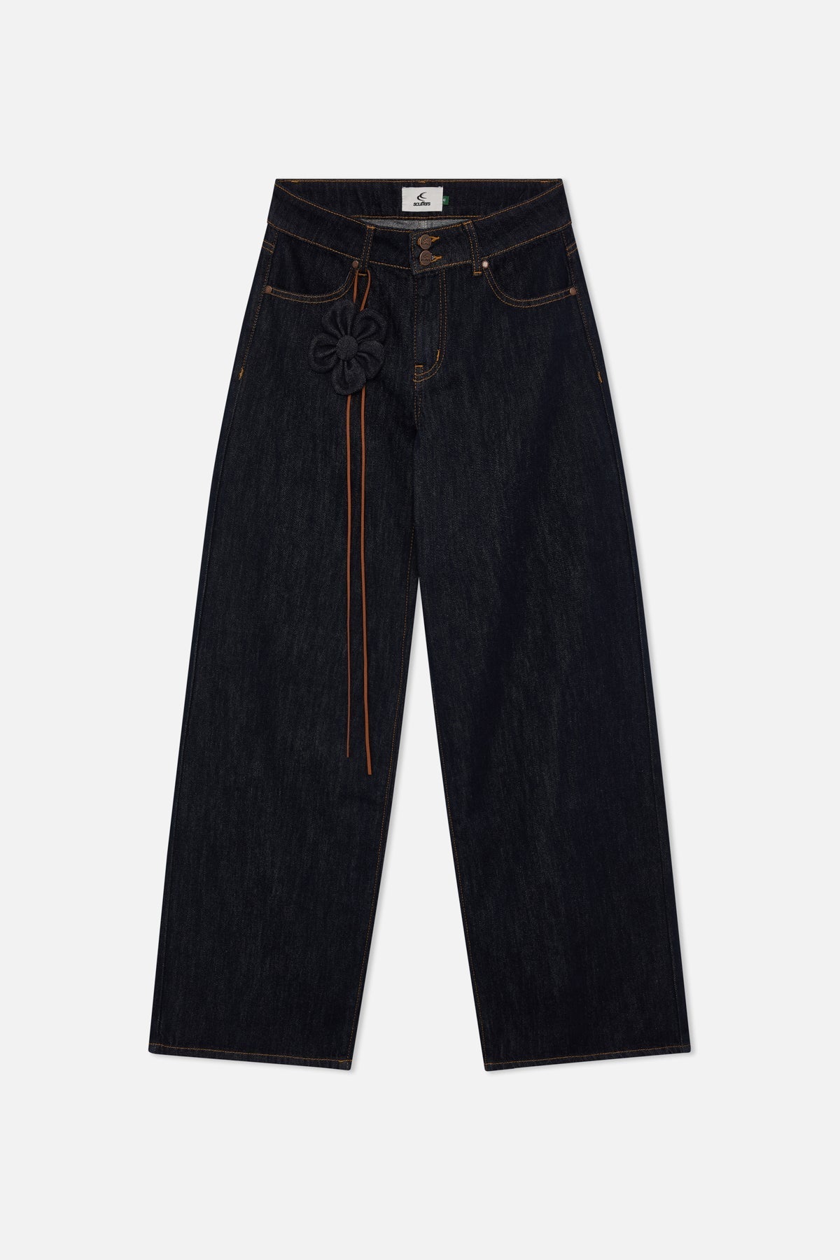 Spodnie w kolorze granatowym