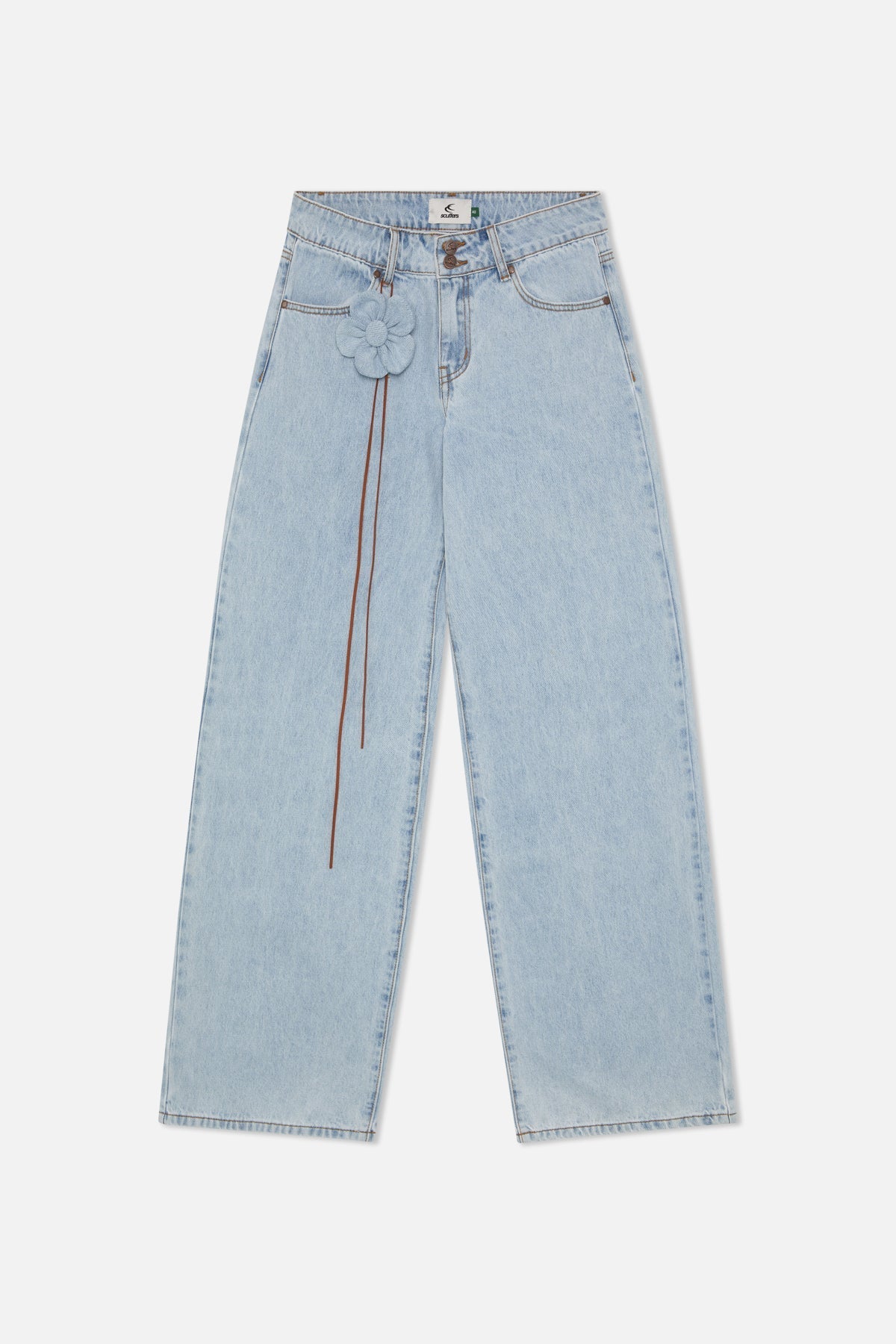 Spodnie w kolorze jasnoniebieskim