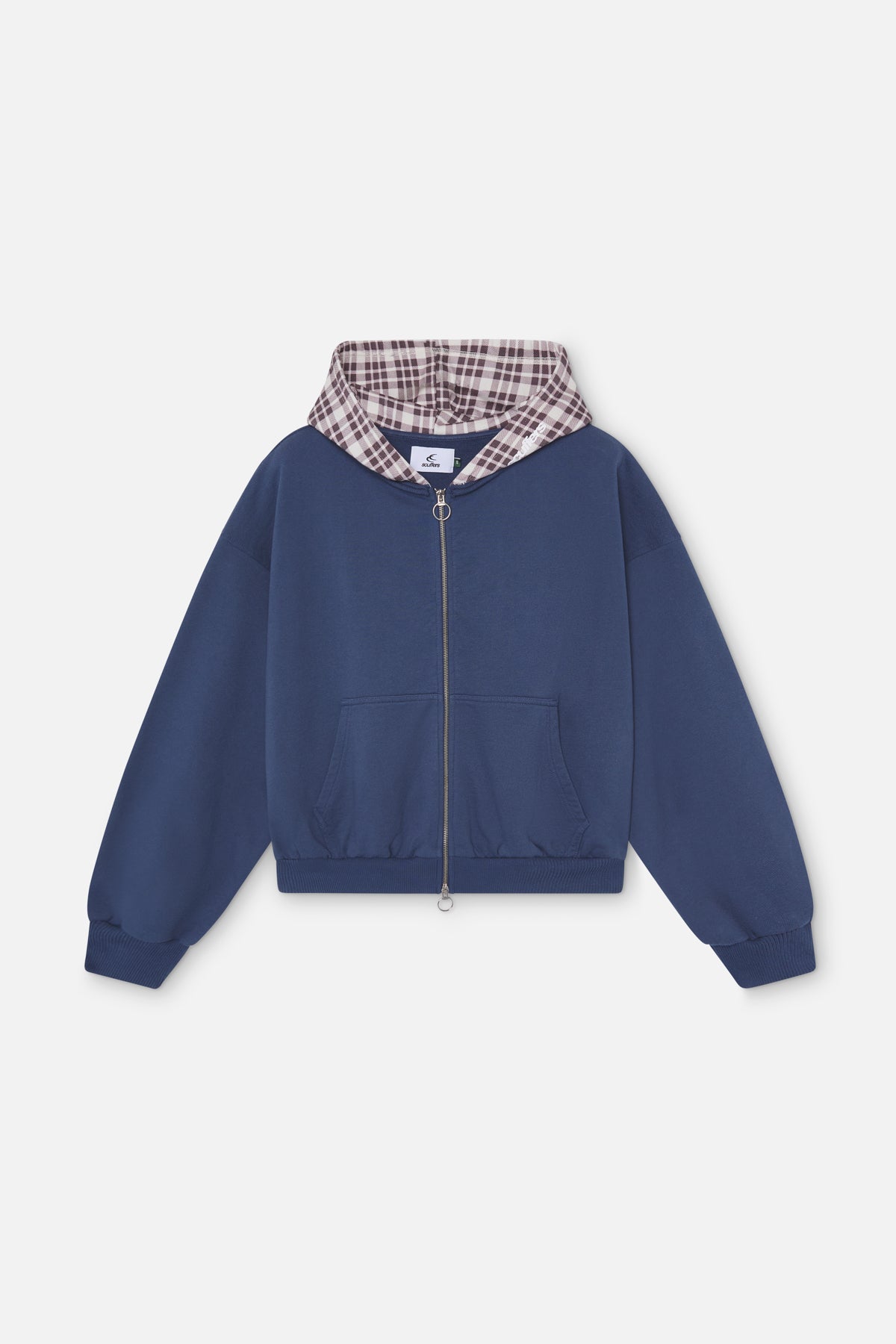 Nowa maska granatowo-niebieska z zamkiem błyskawicznym