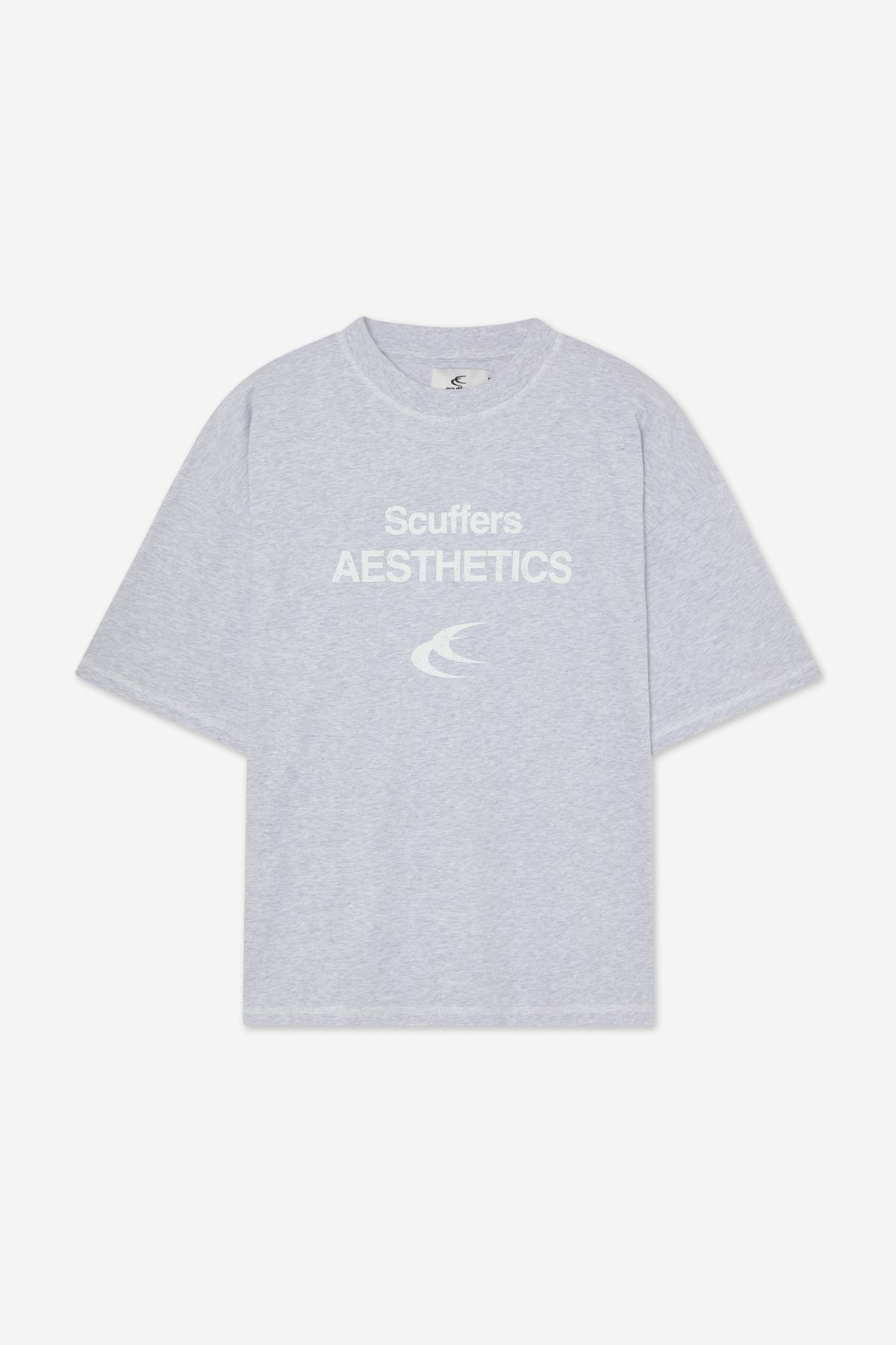 Koszulka Nobrand w kolorze jasnoszarym melanż