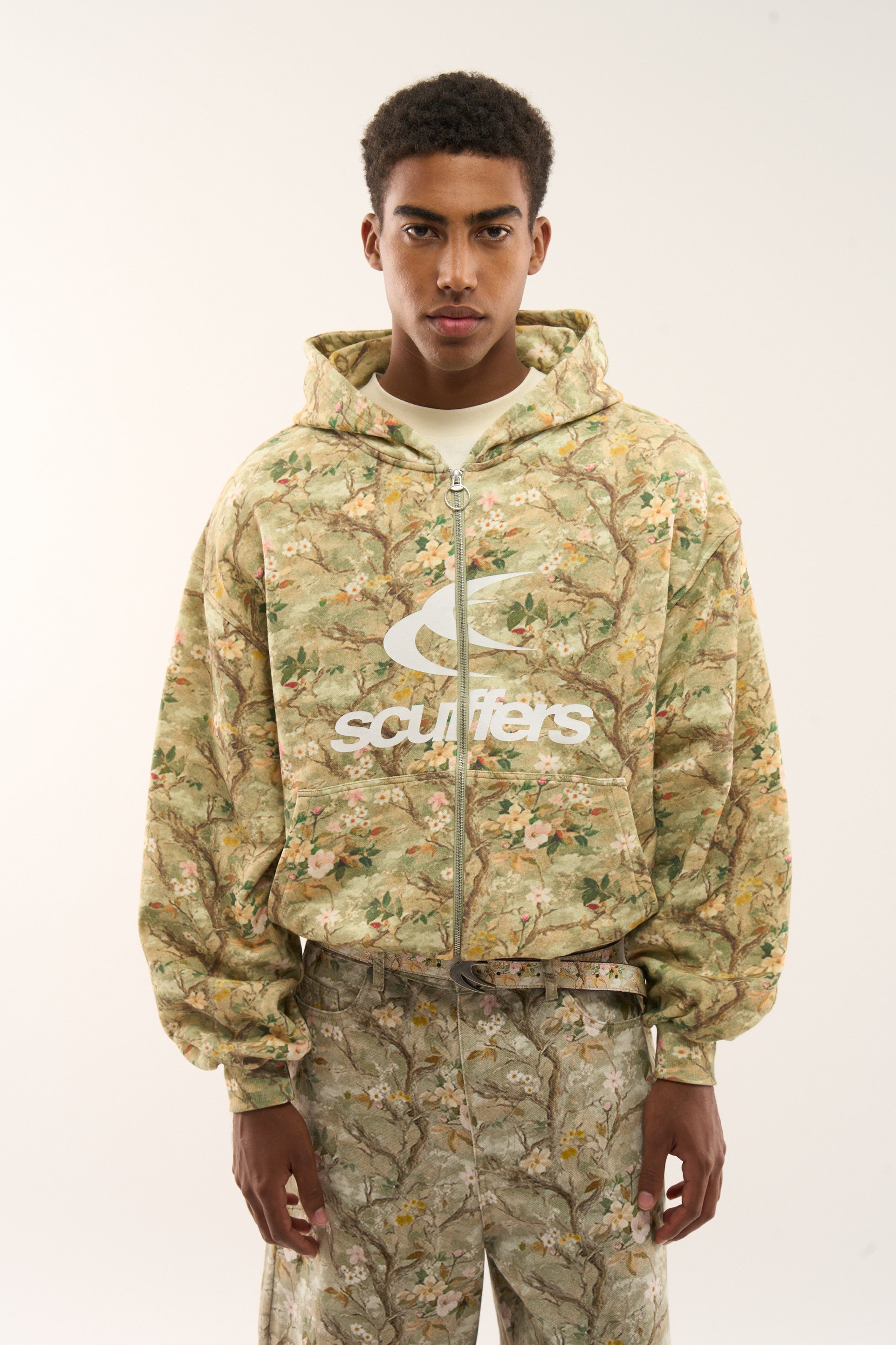 Zamek błyskawiczny z prawdziwego kwiatu