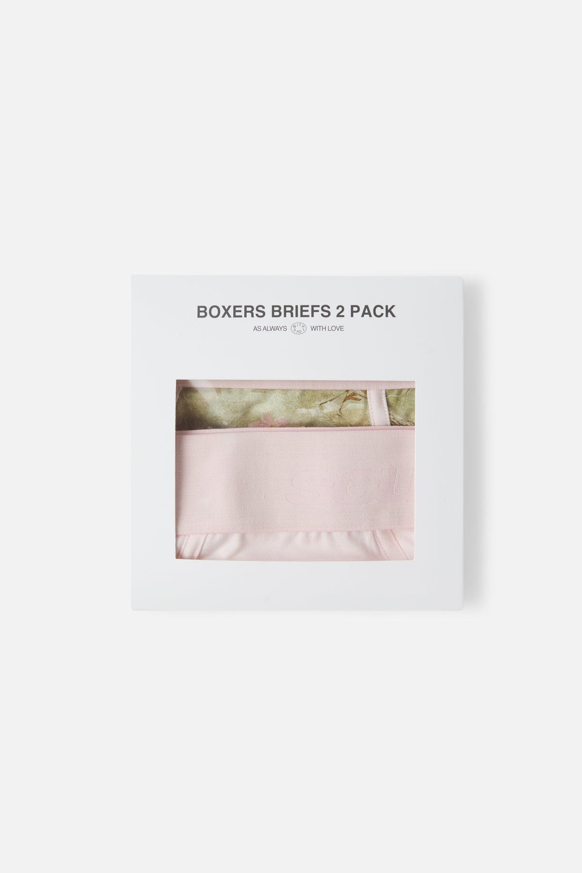 Prawdziwe kwiaty i różowe bokserki